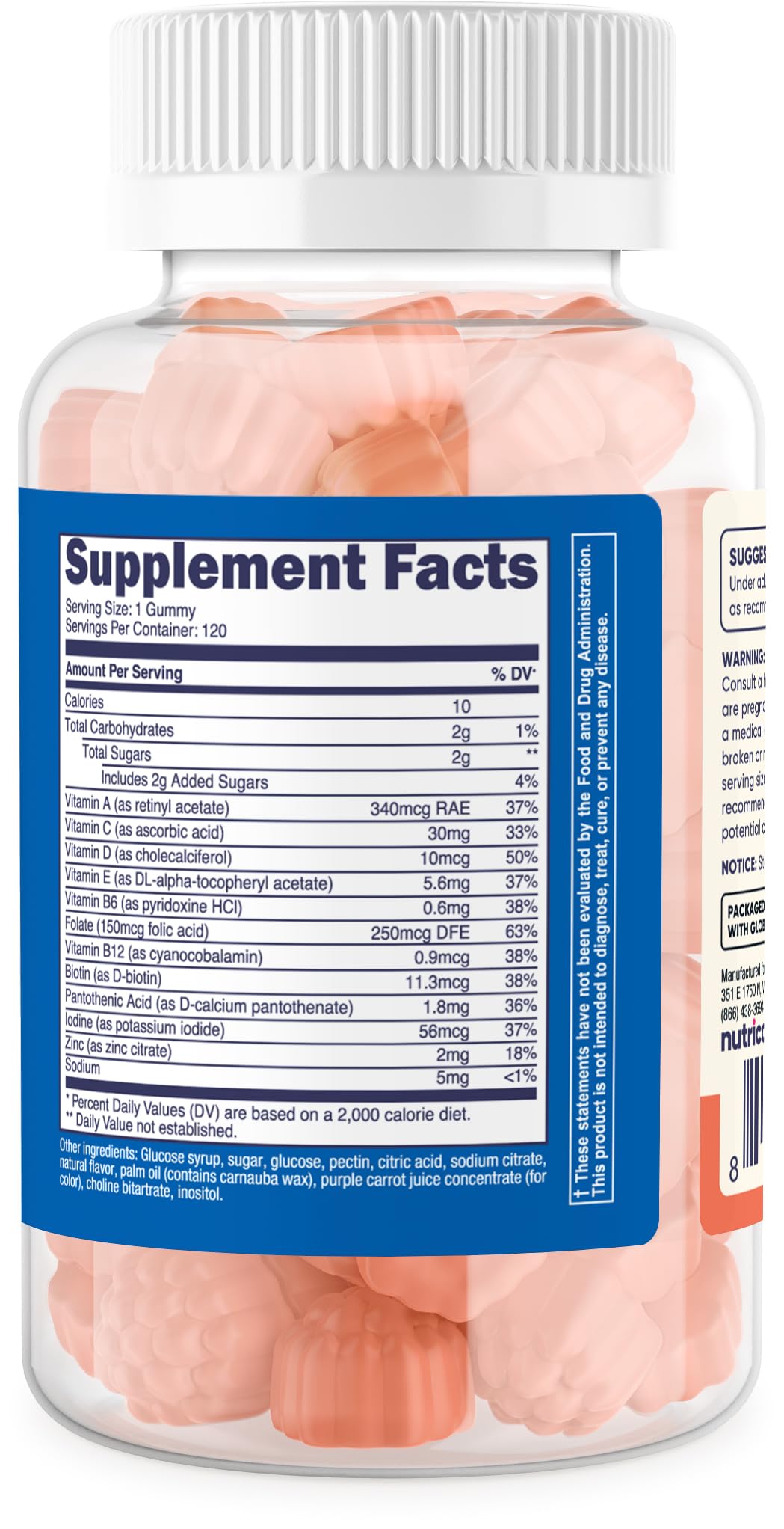 Nutricost Kids Multivitamin Gummies 120 Count