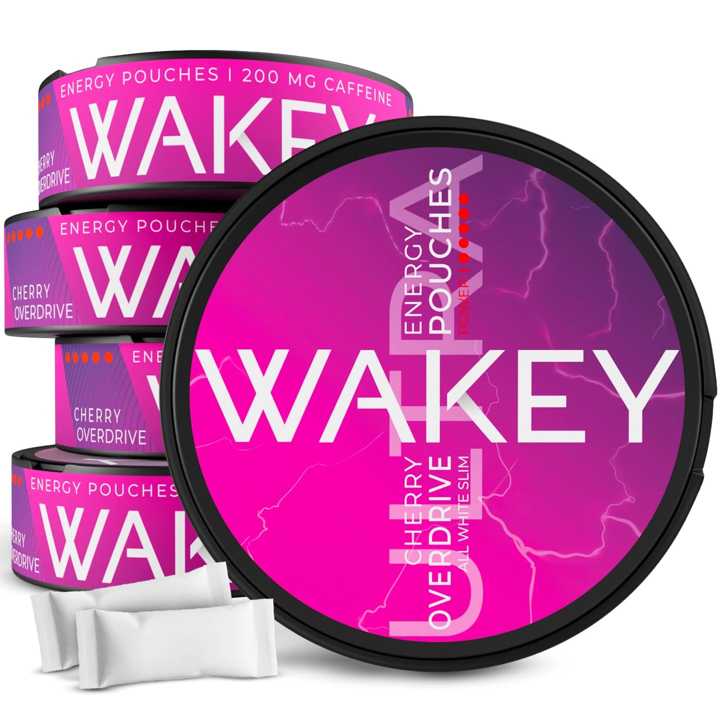 Wakey Energy Caffeine Caplets, 5 Pack