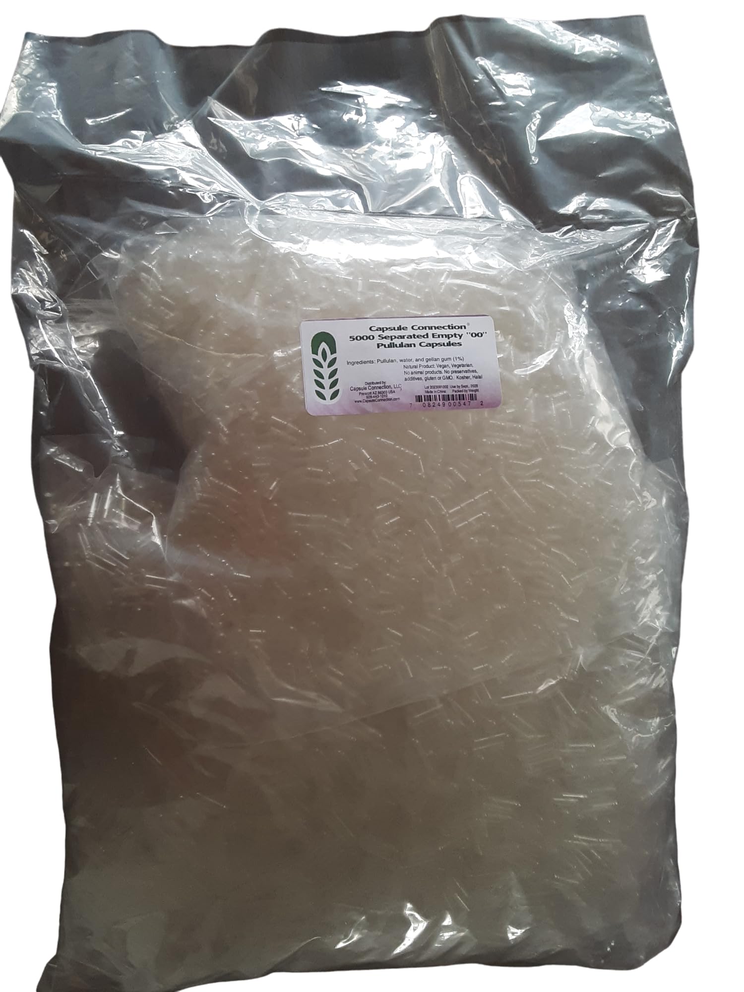 Capsule Connection Separated Empty Pullulan Capsules, 5000