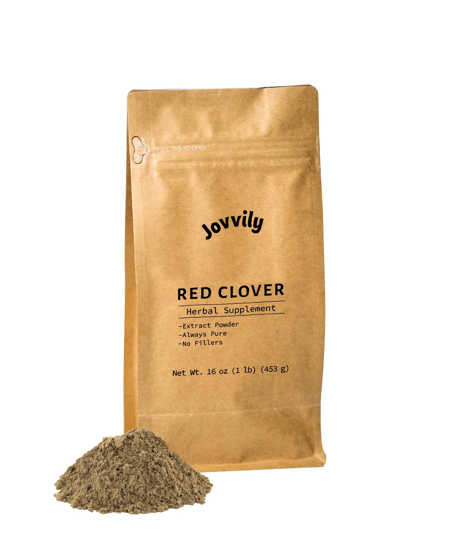 Jovvily Red Clover Herb Powder 16 Ounce