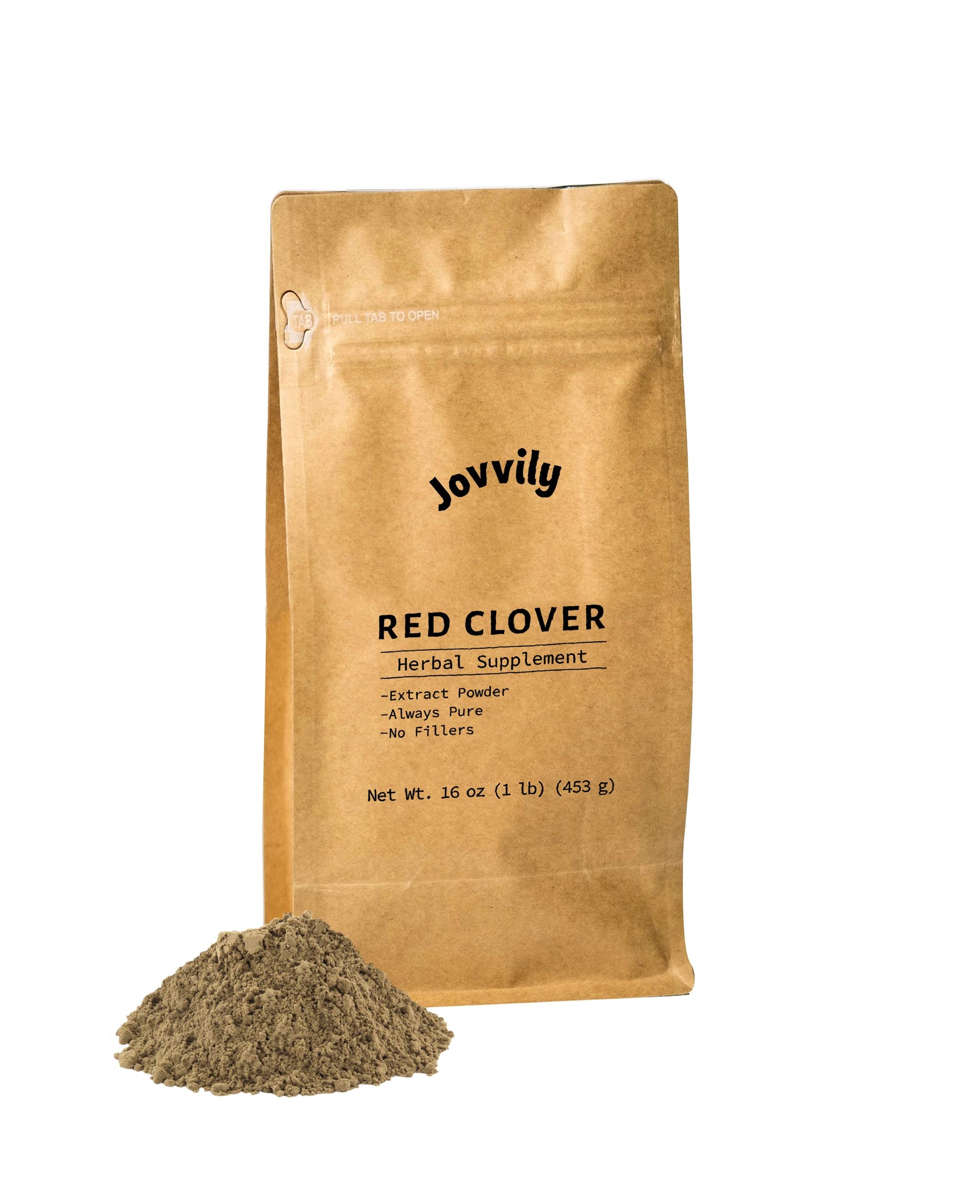 Jovvily Red Clover Herb Powder 16 Ounce