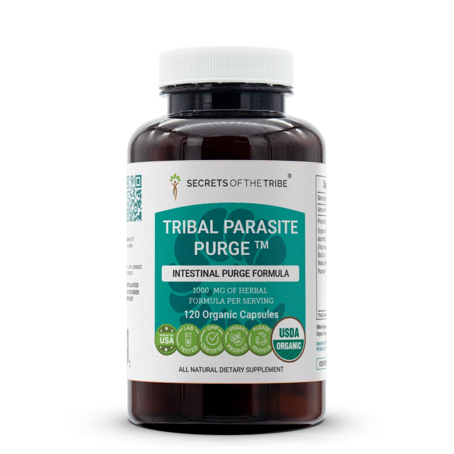 Secrets of the Tribe Tribal Parasite Purge 120 Capsules
