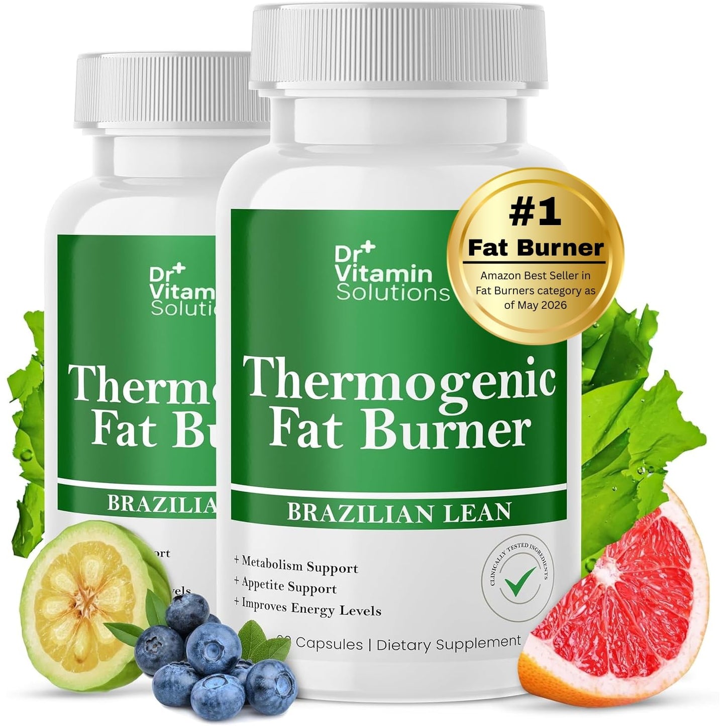 DR VITAMIN SOLUTIONS Thermogenic Fat Burner 120 Capsules