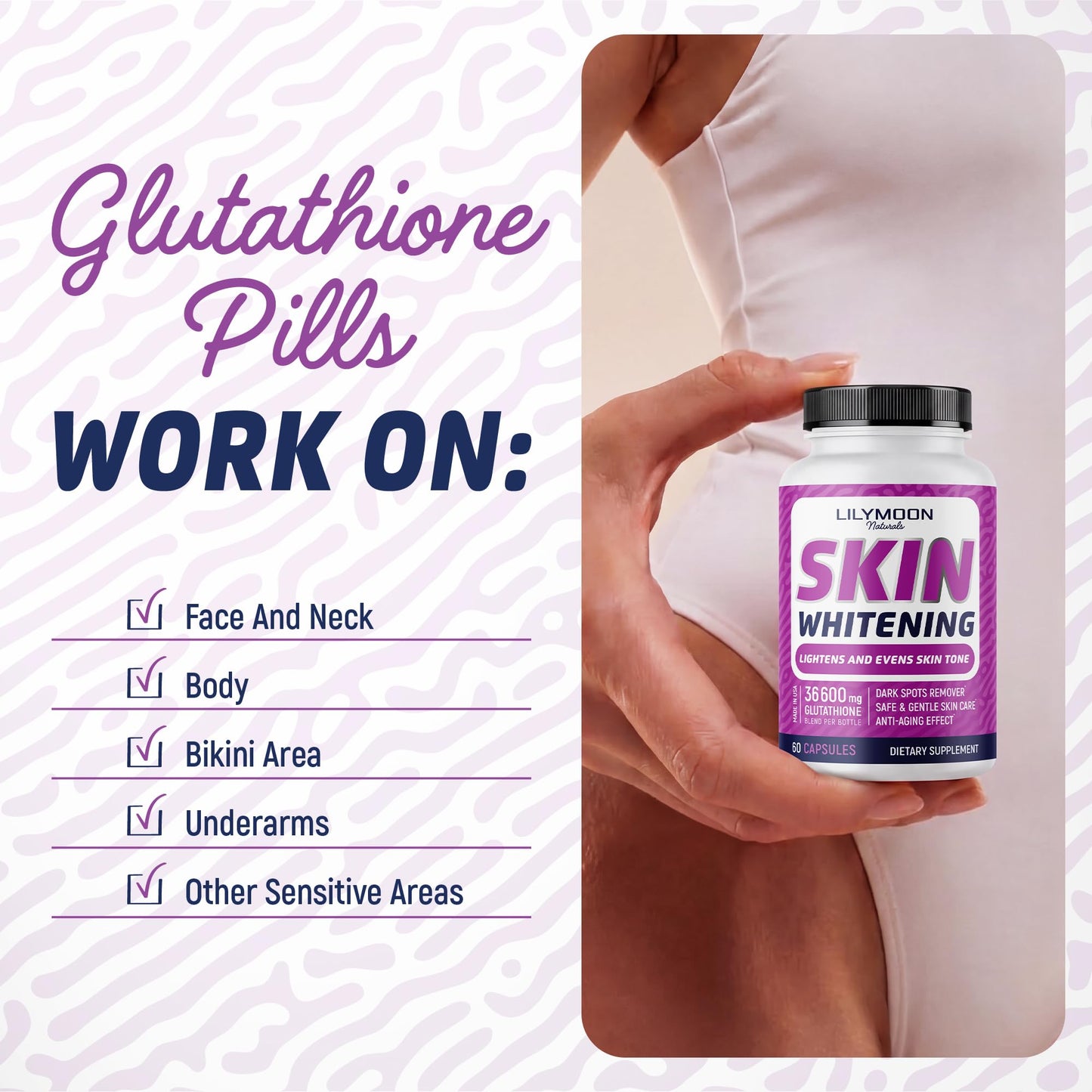 LILYMOON Glutathione Whitening Pills Capsule 60