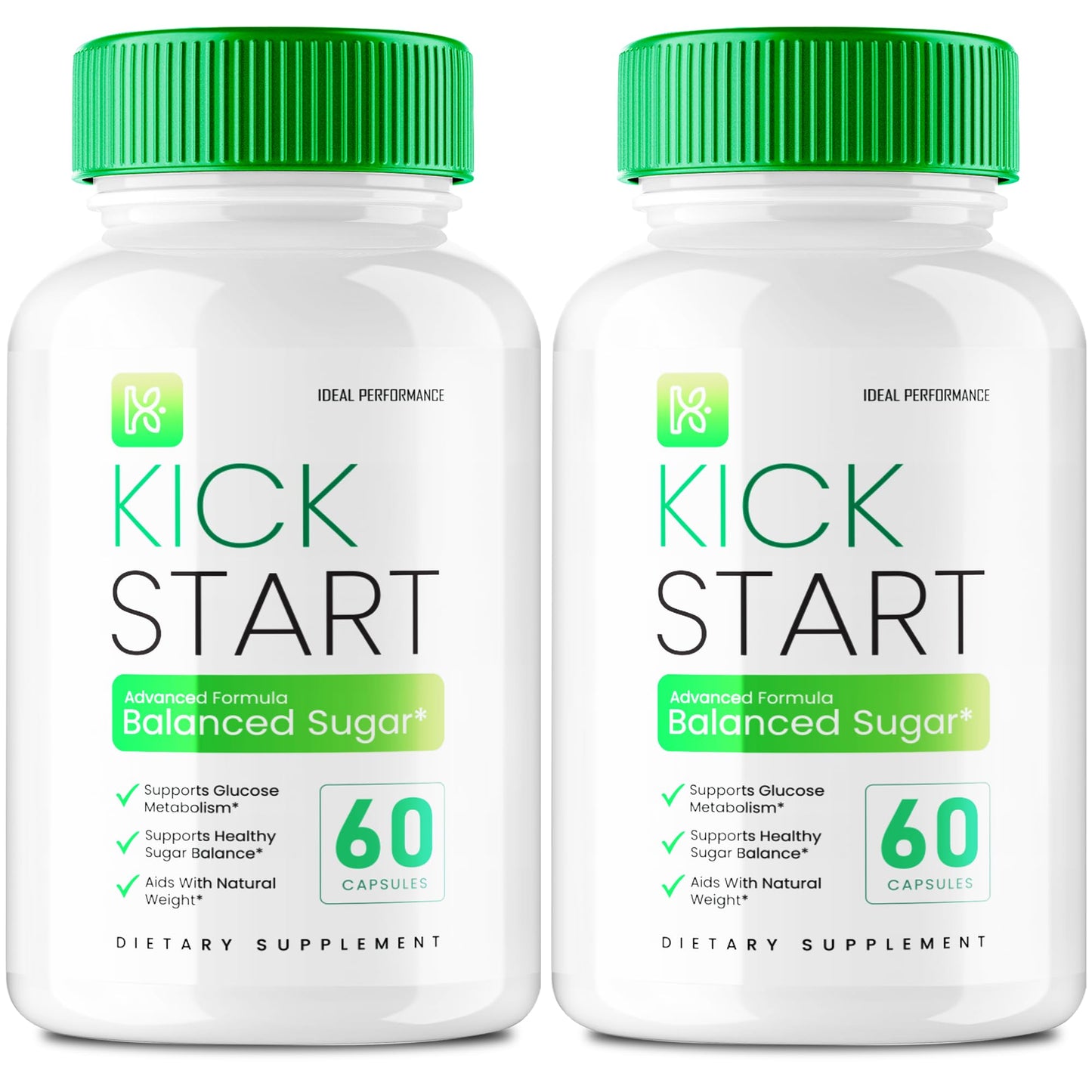 Ideal Performance Kick Start Glyco Optimizer Capsules, 120 Count