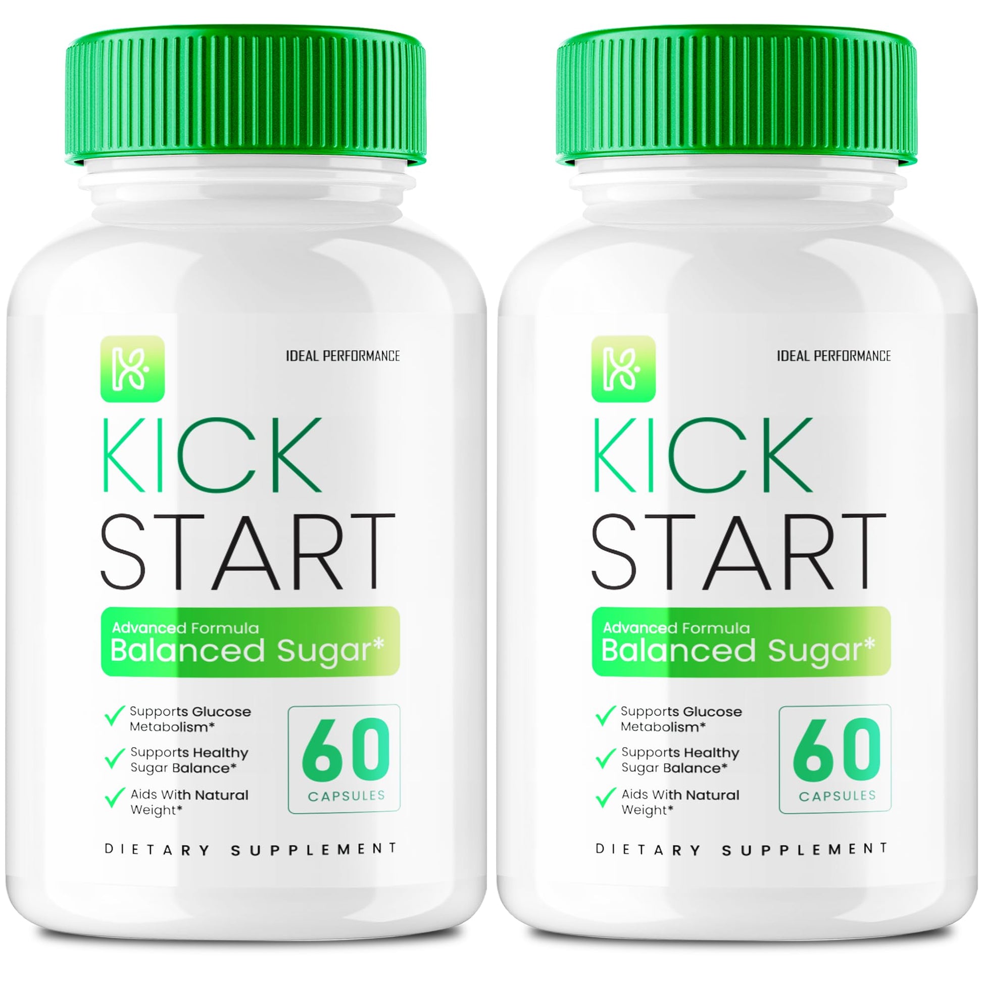 IDEAL PERFORMANCE Kick Start Glyco Optimizer Capsules, 120 Capsules
