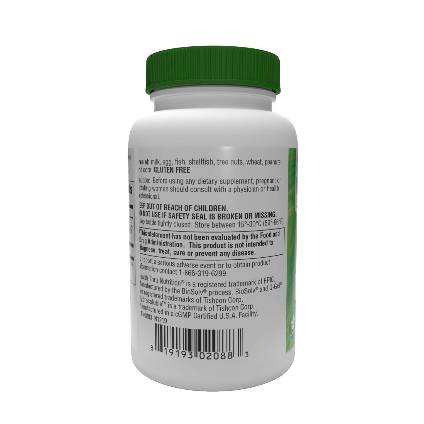 Health Thru Nutrition Q-Gel CoQ-10 100mg with Vitamin E: 3X Absorption, Clinically Studied for Cardiovascular & Mitochondrial Support, 60 Softgels