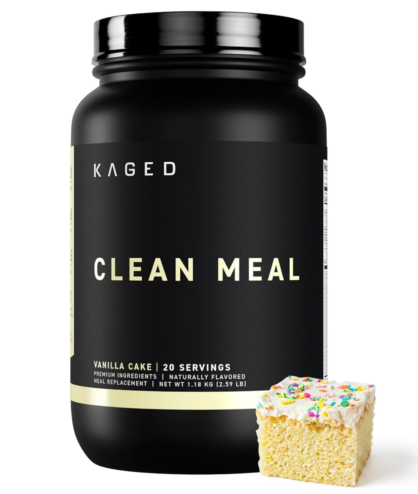Kaged Clean Meal Powder Vanilla Cake, 41.76 Ounce
