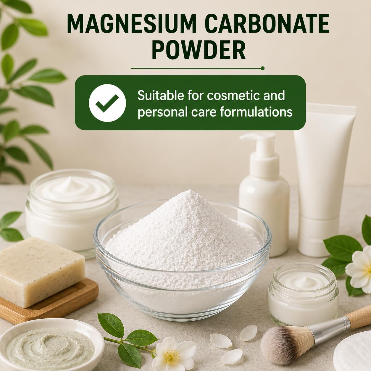 mGanna Magnesium Carbonate Light Powder 8 oz