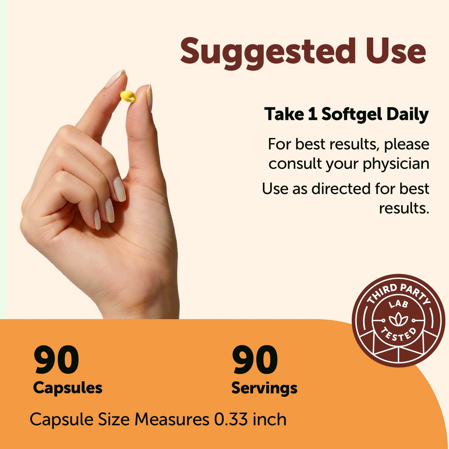 Micro Ingredients Vitamin D3 5000 IU + K2 MK-7 100 mcg Softgels, 90 Count
