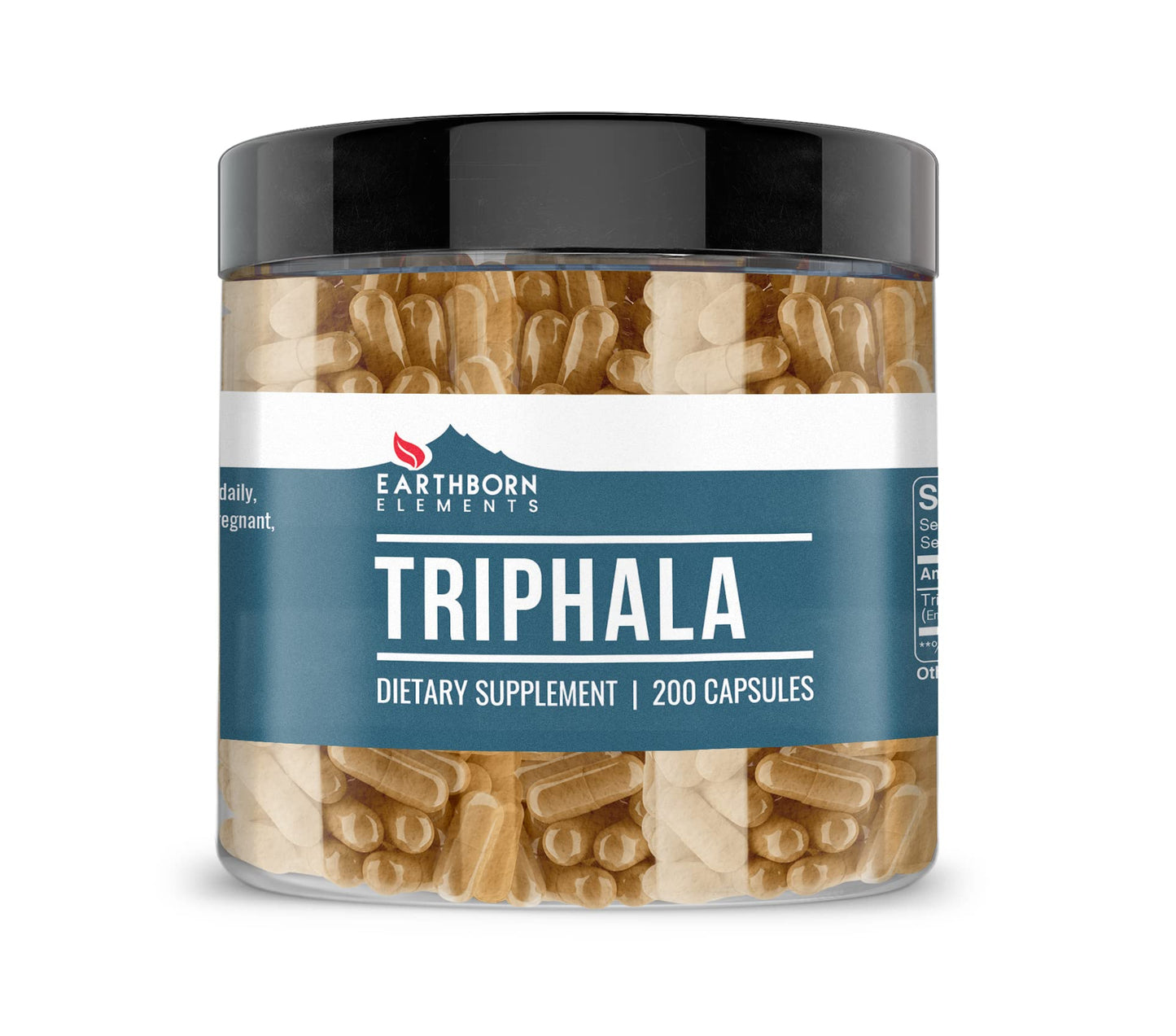 Earthborn Elements Triphala Capsules 200 Count