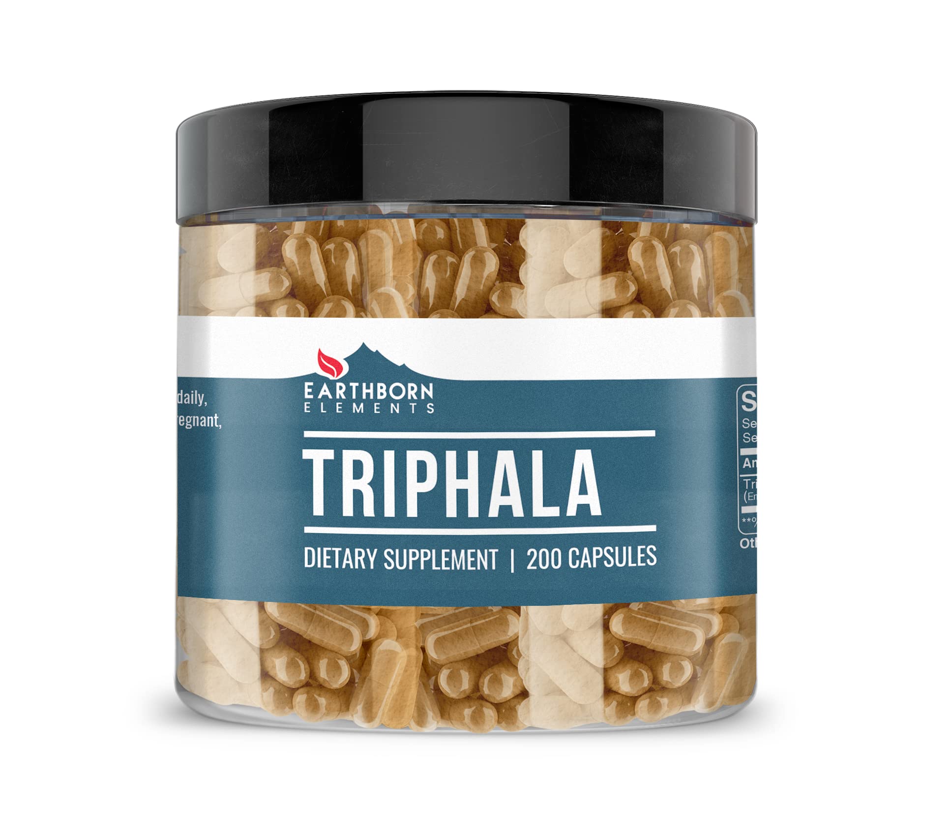 Earthborn Elements Triphala Capsules 200 Count