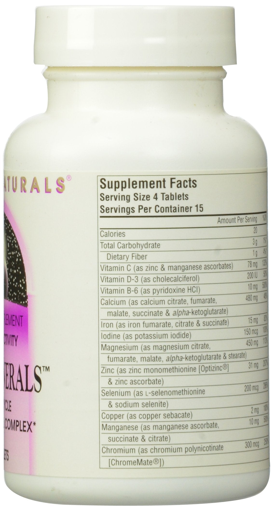 Source Naturals Life Minerals, Krebs Cycle Multi-Mineral Complex Tablet, 60 Tablets
