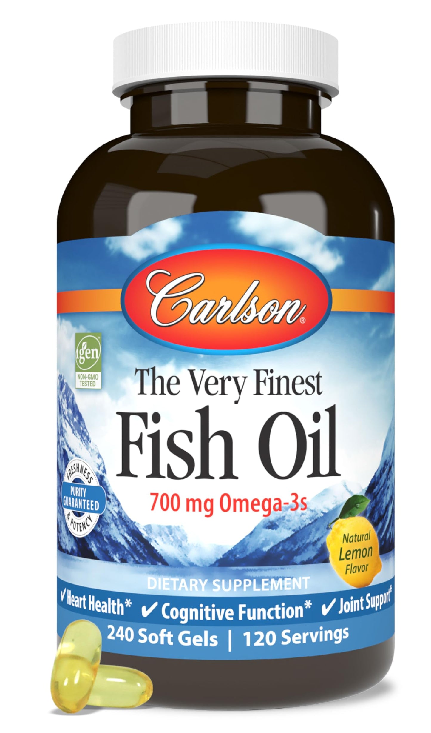 Carlson The Very Finest Fish Oil Softgels 240