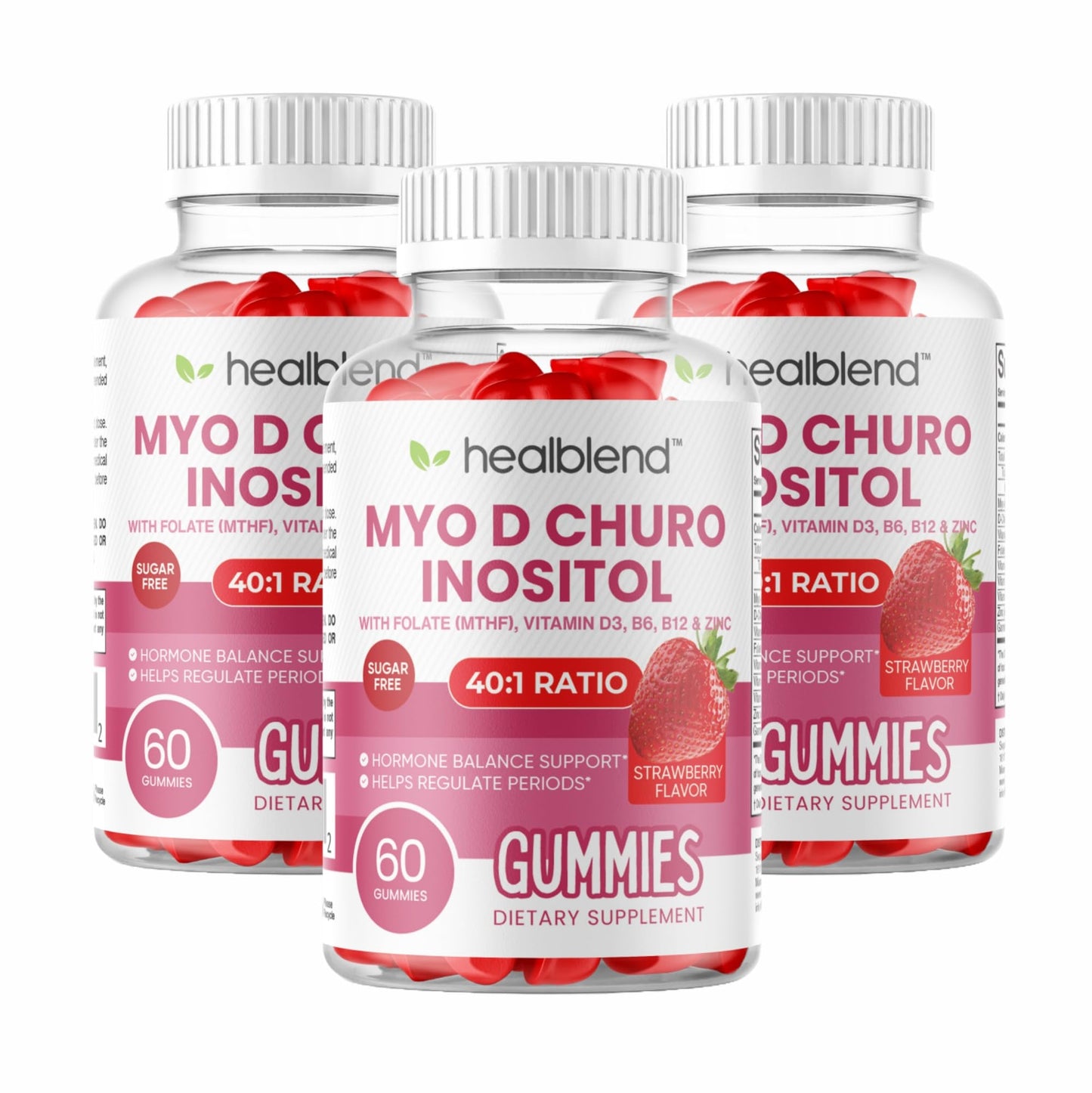 healblend Myo & D-Chiro Inositol Gummies, 60 Count