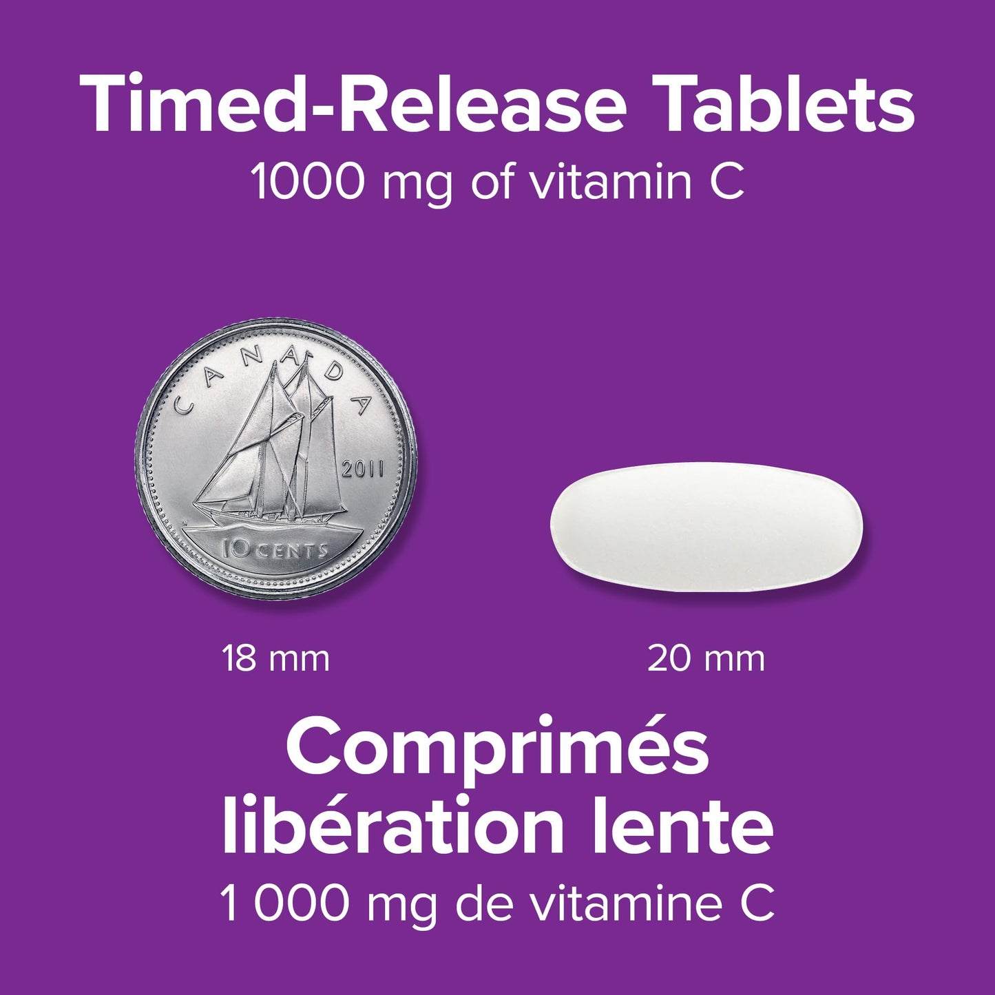 Webber Naturals Vitamin C Timed Release 1,000 mg Tablets, 60 Tablets