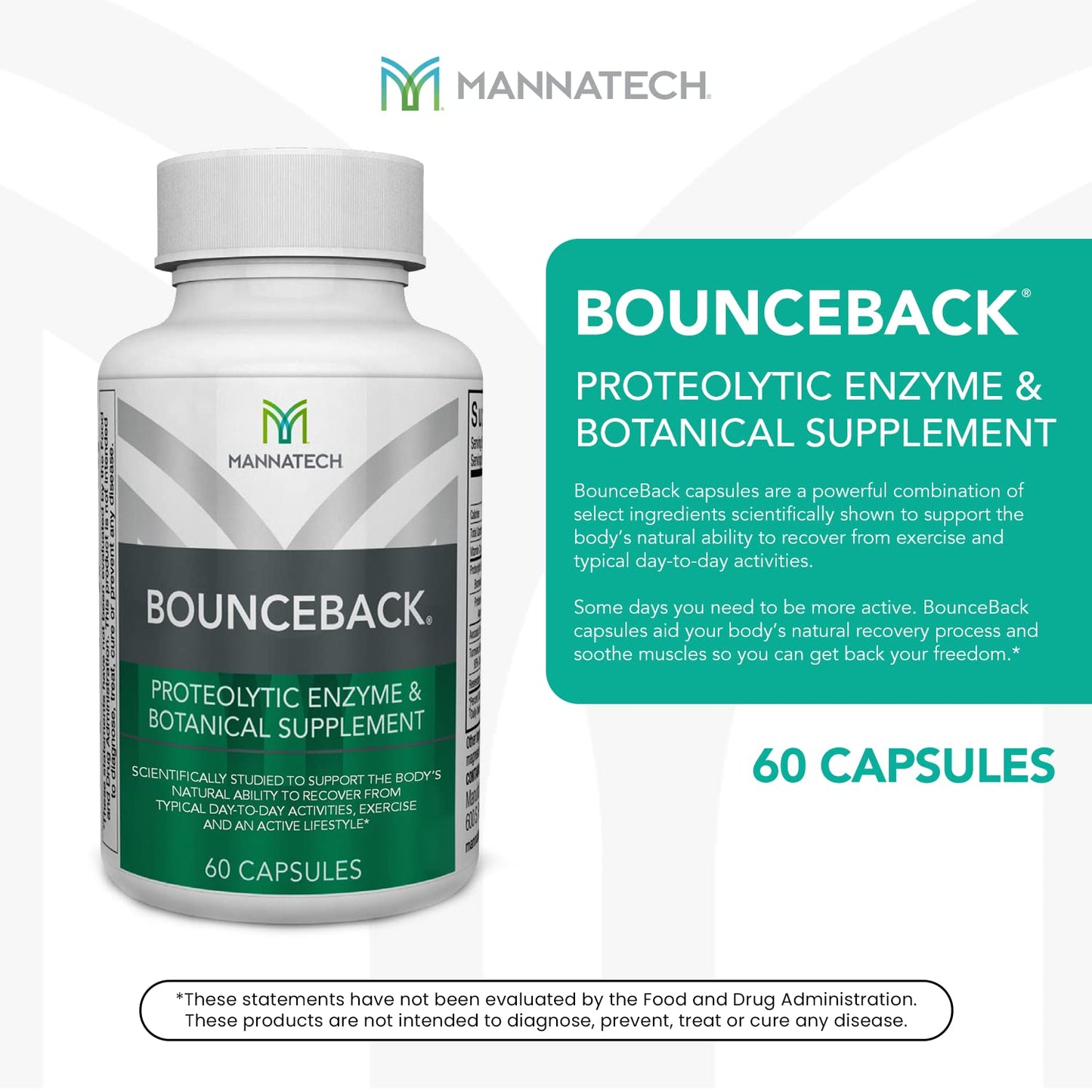 Mannatech BounceBack® Joint Support 60 Capsules