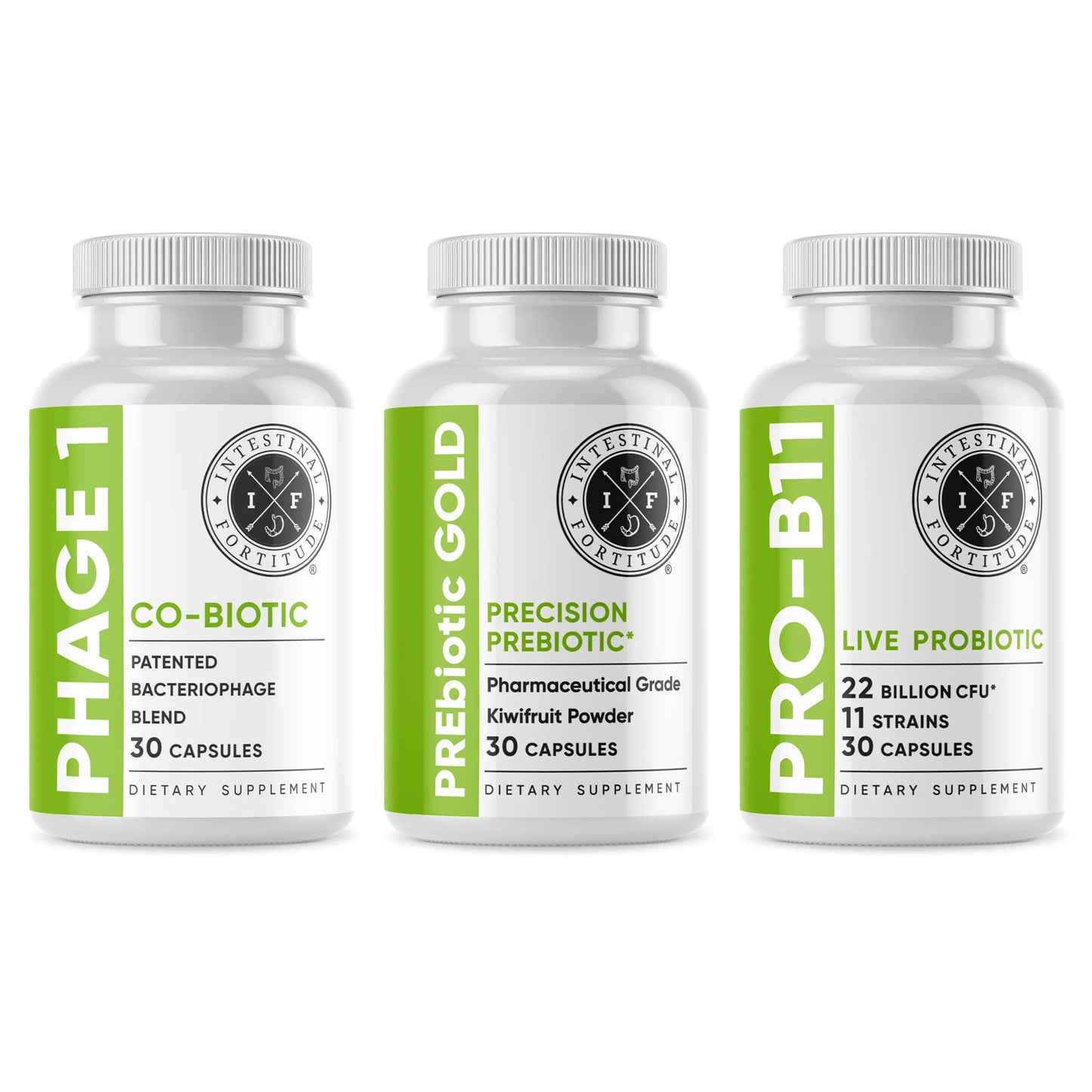 Intestinal Fortitude Gut Health Supplement Bundle Capsules 90 Count