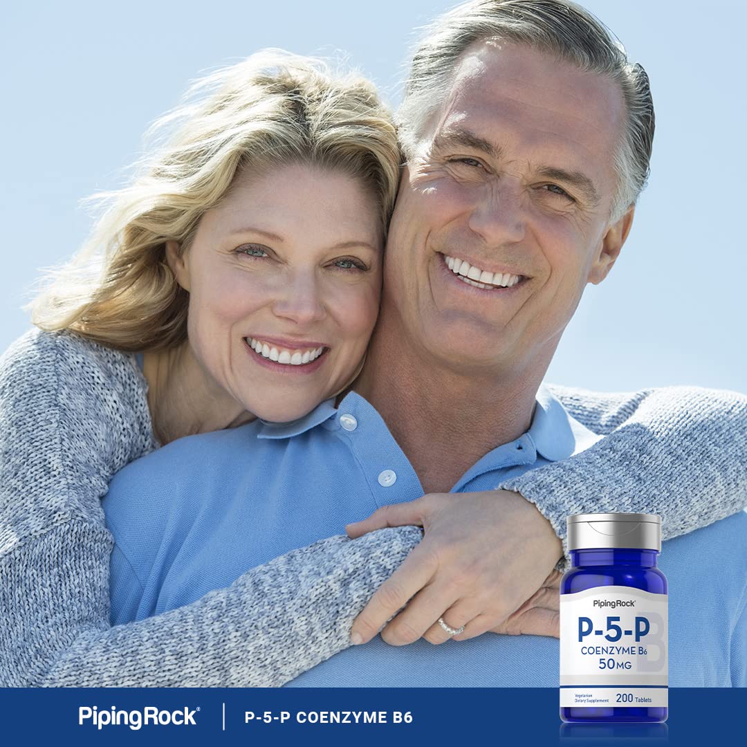 Piping Rock P5P Vitamin B6 50 mg Tablets, 200 Tablets