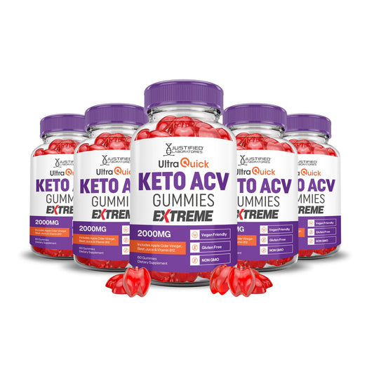 Justified Laboratories Ultra Quick Keto ACV Extreme 300 Gummies