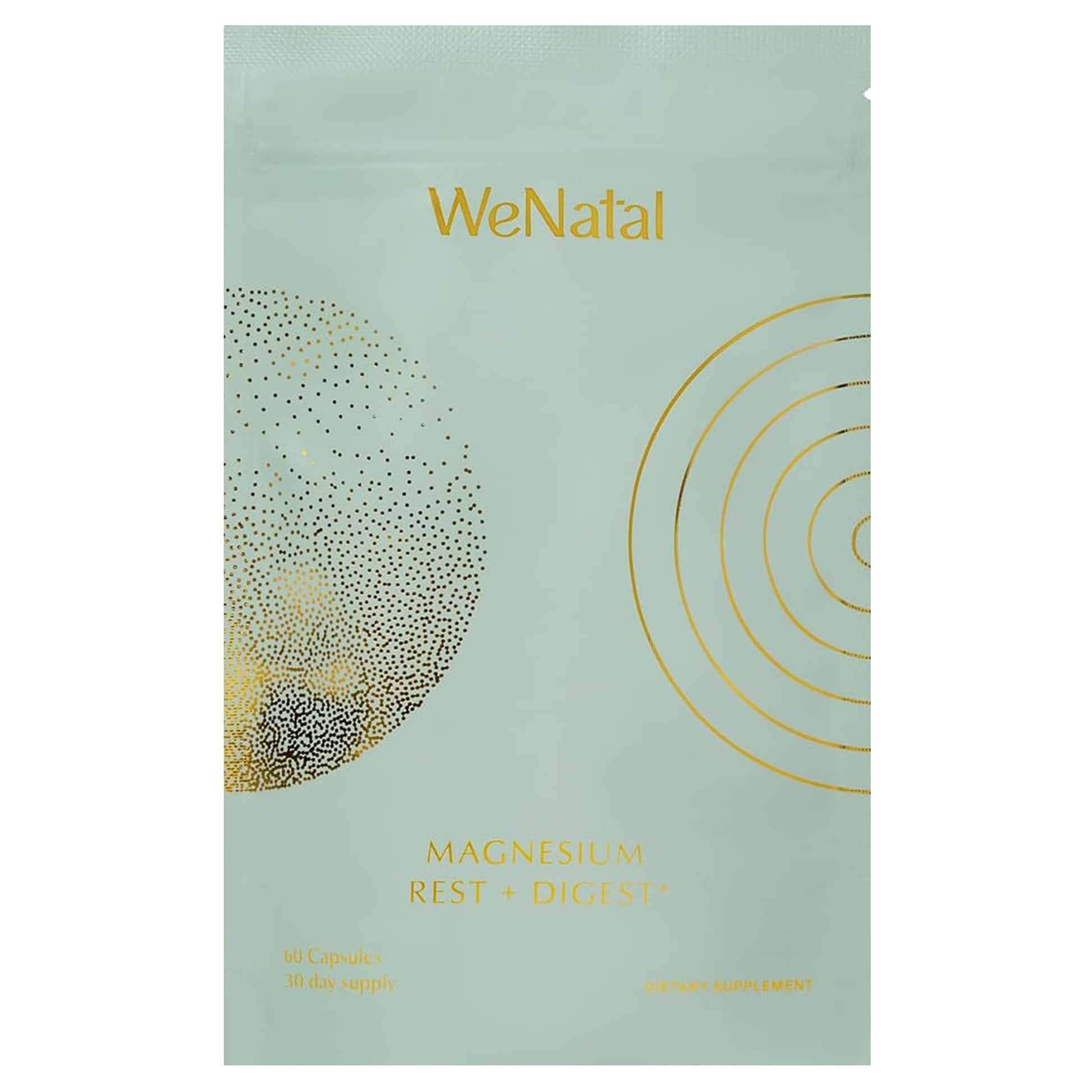 WeNatal Rest + Digest Magnesium – Sleep, Mood & Stress Support, 60 Capsules