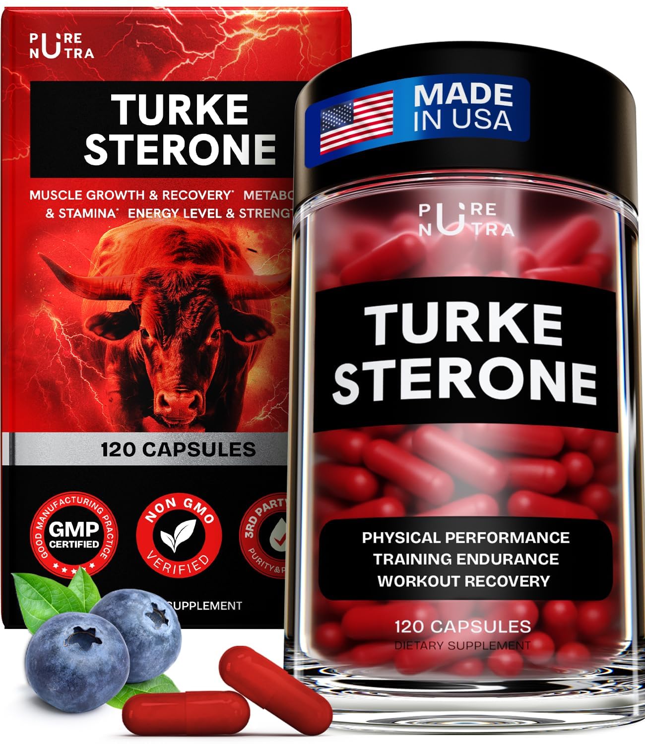 PureNutra Turkesterone Capsule, 120 Count