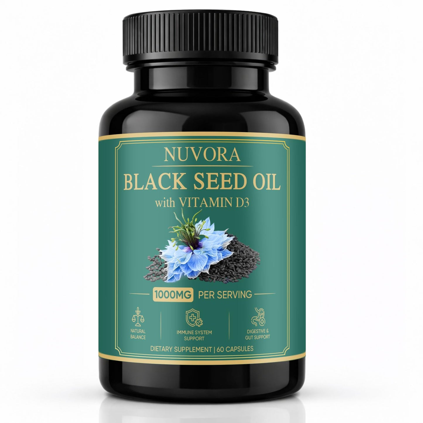 TOGOLIUN Nuvora Black Seed Oil Capsule 2 Count