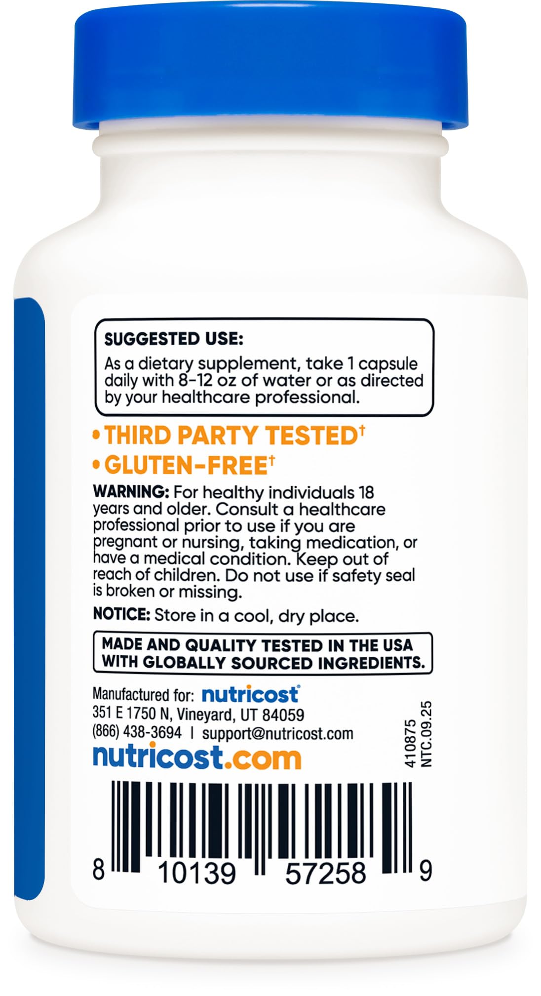 Nutricost Probiotic Complex (>1 Billion CFU) 60 Capsules