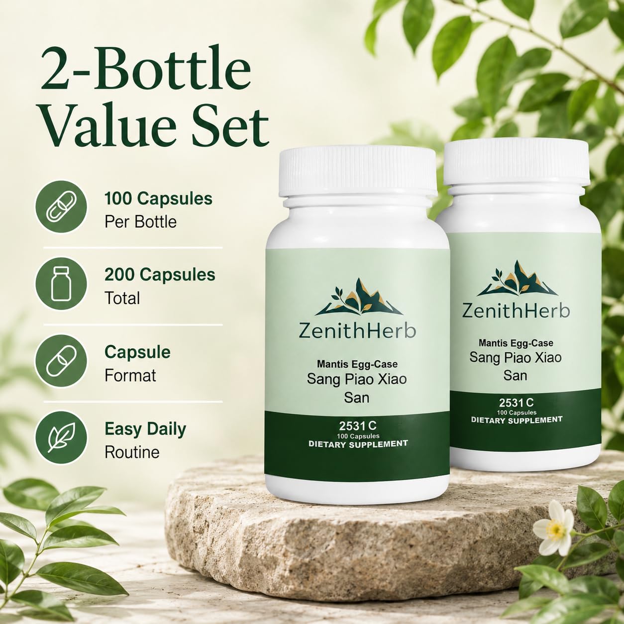ZenithHerb Sang Piao Xiao San Capsules, 200 Capsules