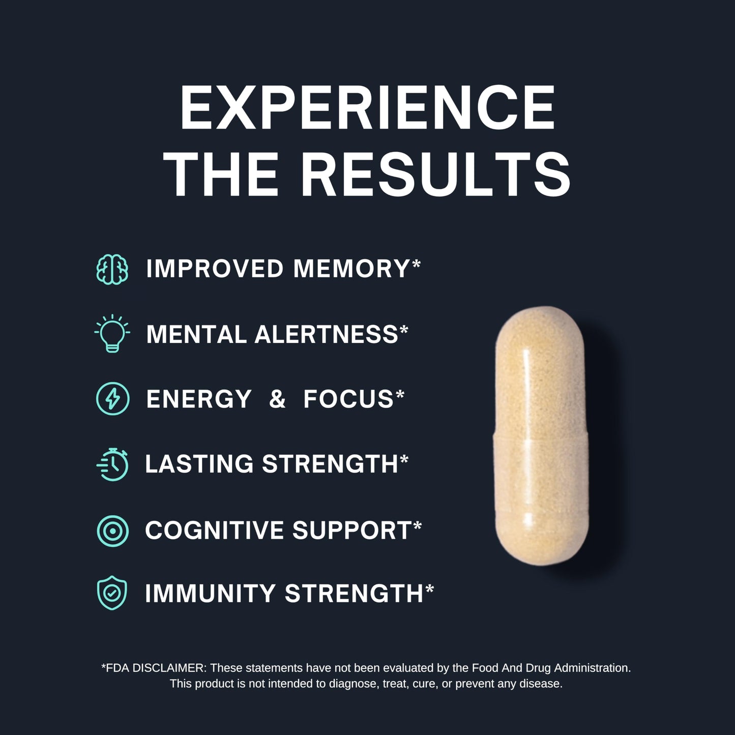 ALTAGAMMA Nootropic Supplement Capsules, 60 Capsules