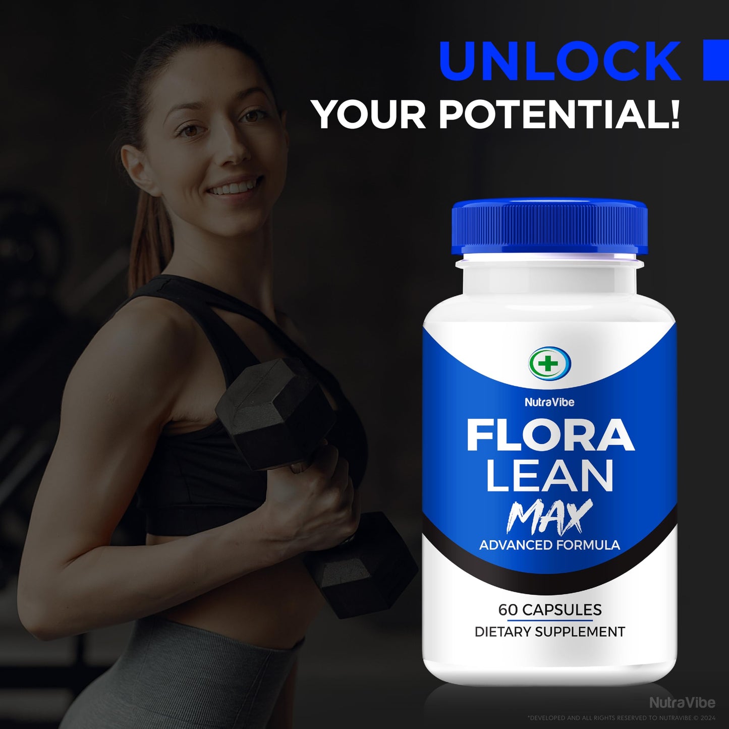 NutraVibe Flora Lean Max Capsules 120 Capsules