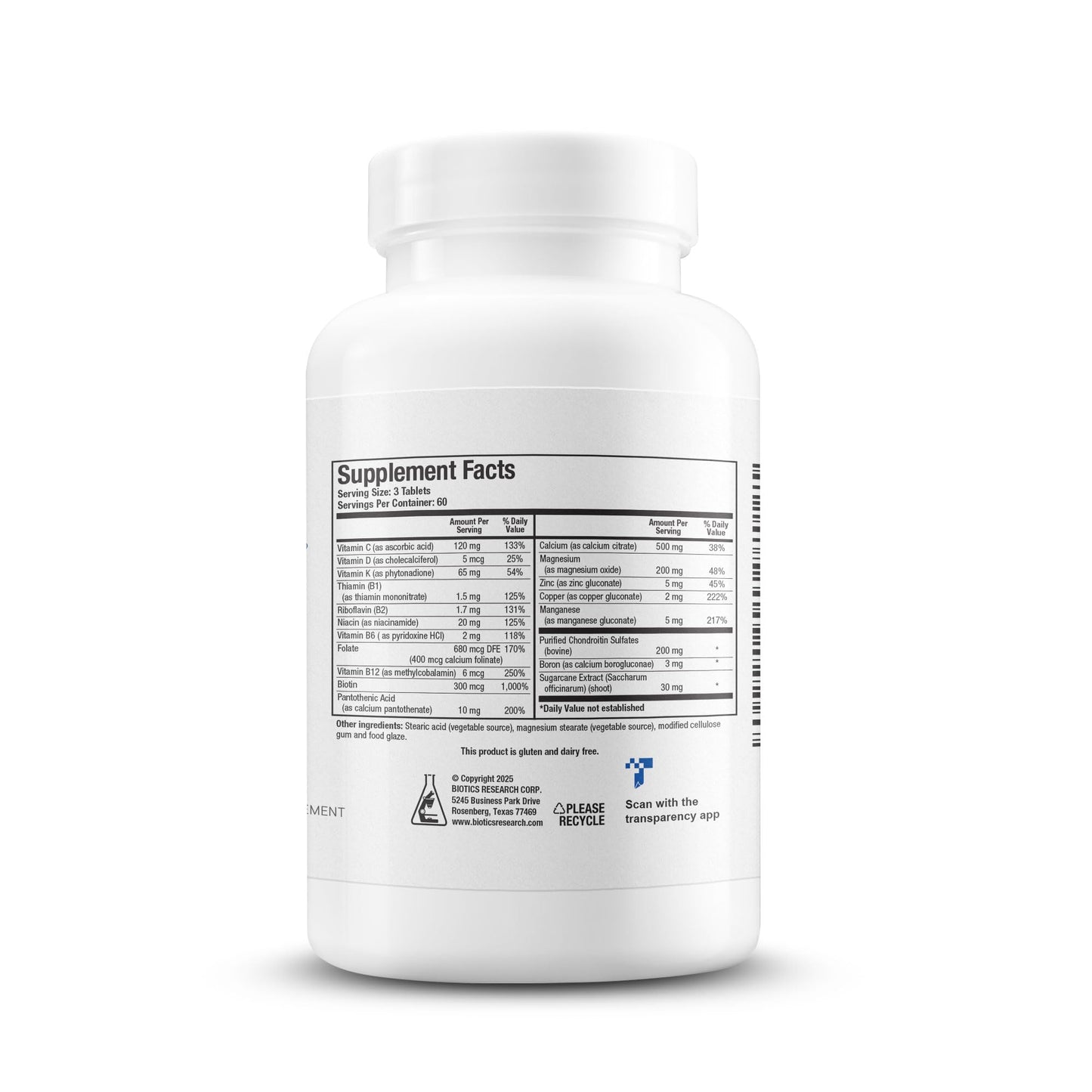 Biotics Research Osteo B Plus Tablets, 180