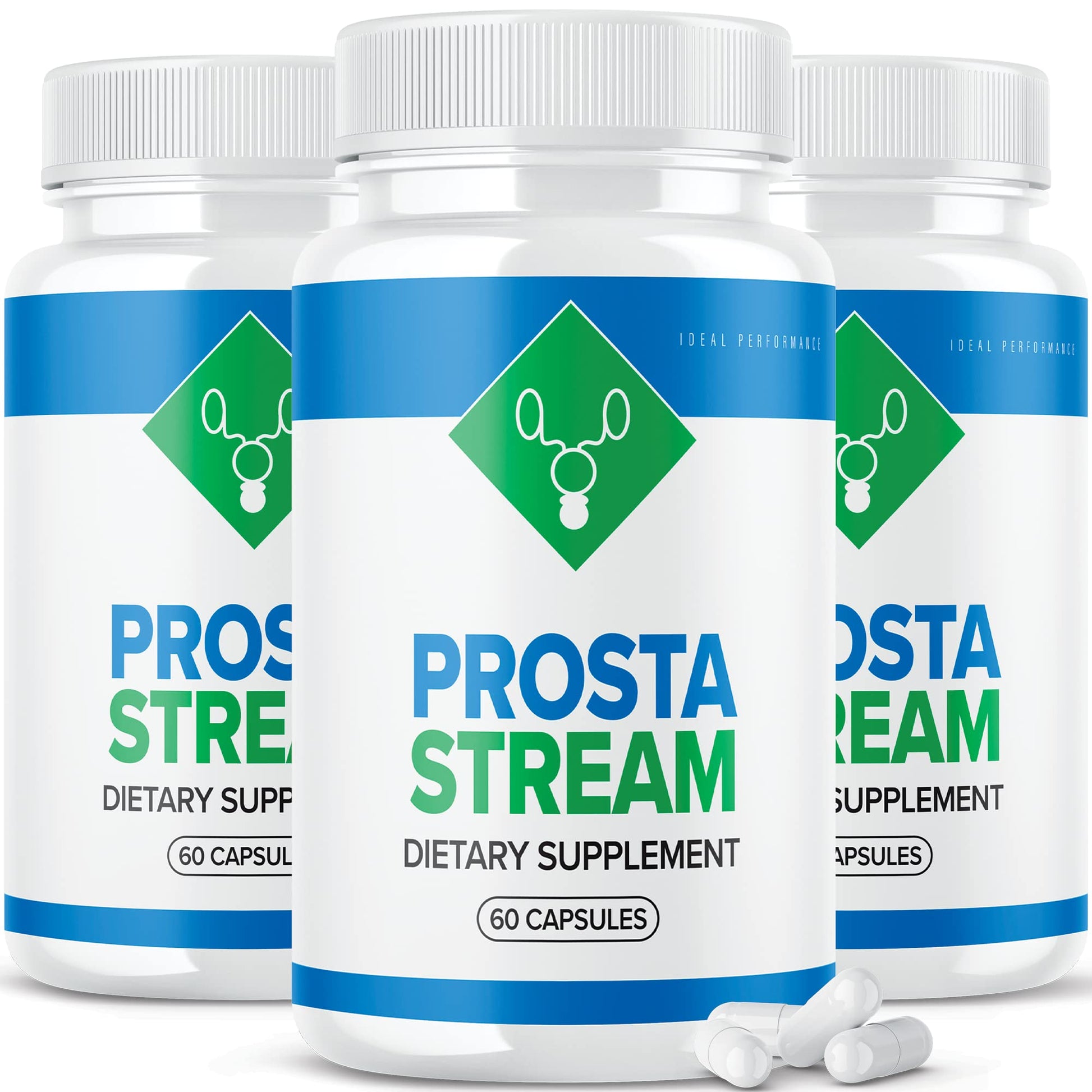 IDEAL PERFORMANCE Prosta Stream Prostate Supplement Capsules 180