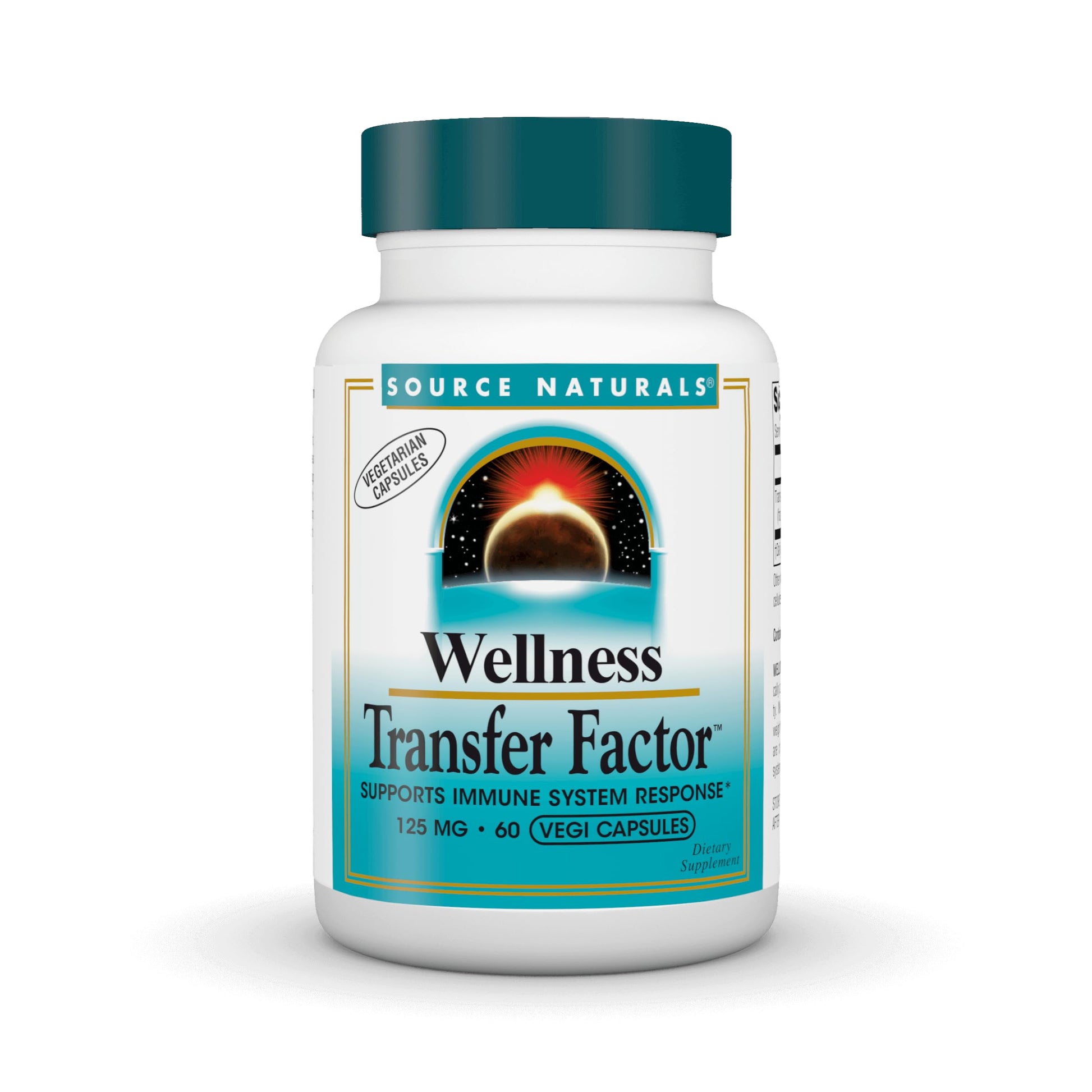 Source Naturals Wellness Transfer Factor 125 mg Capsule, 60 Capsules