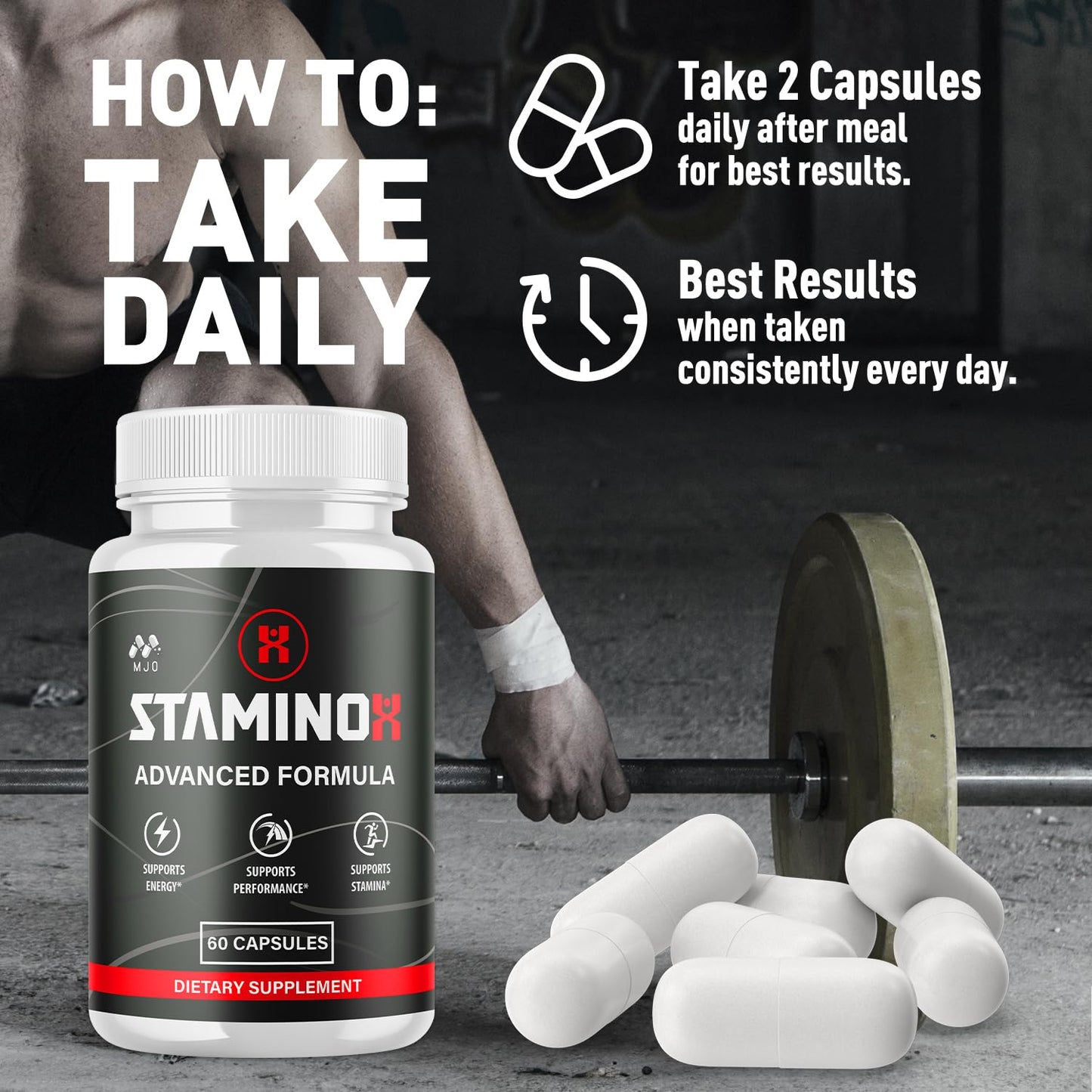 MJO Staminox 60 Capsules