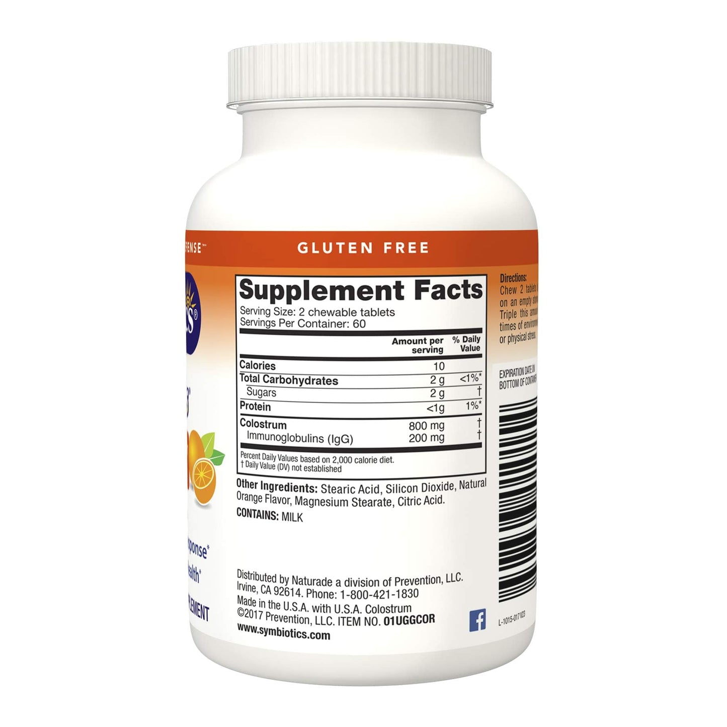 Symbiotics Colostrum Plus® Chewables 120 Chewable Tabs
