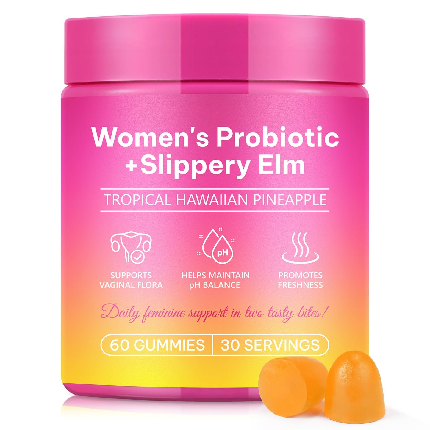 LTQXGT Probiotics for Women - Feminine Balance Gummies, 60 Count