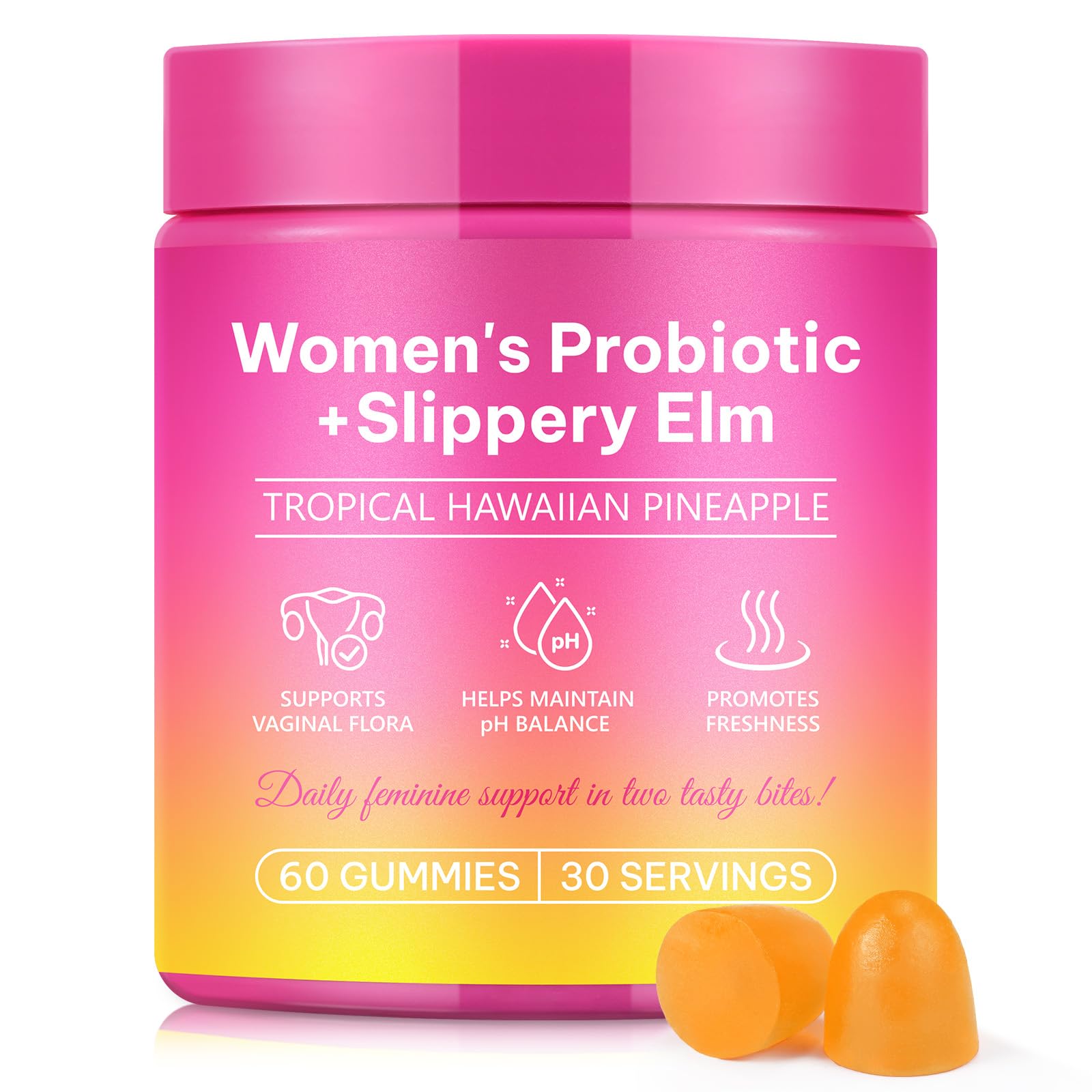 LTQXGT Probiotics for Women - Feminine Balance Gummies, 60 Count