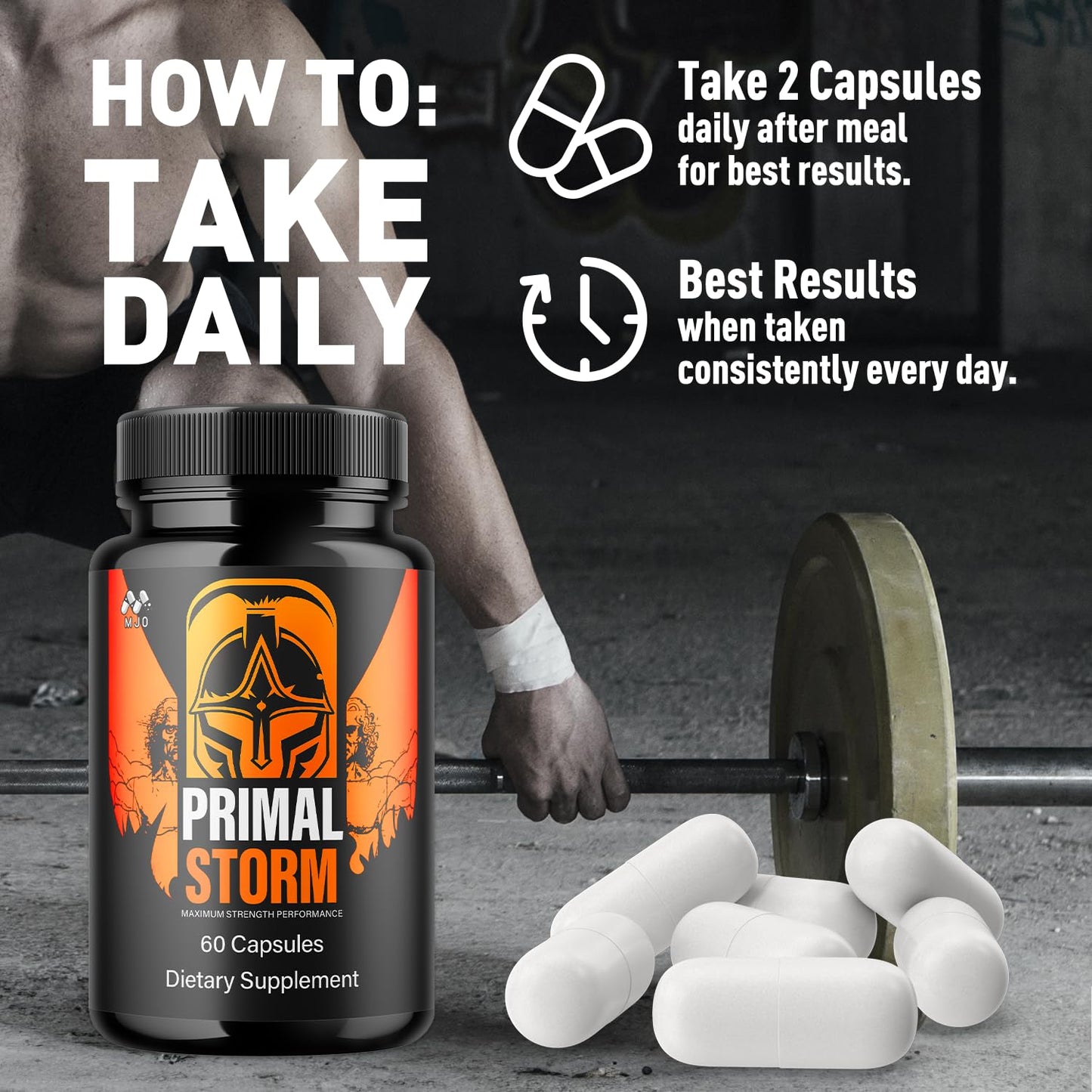 MJO Primal Storm Capsules 180 Capsules