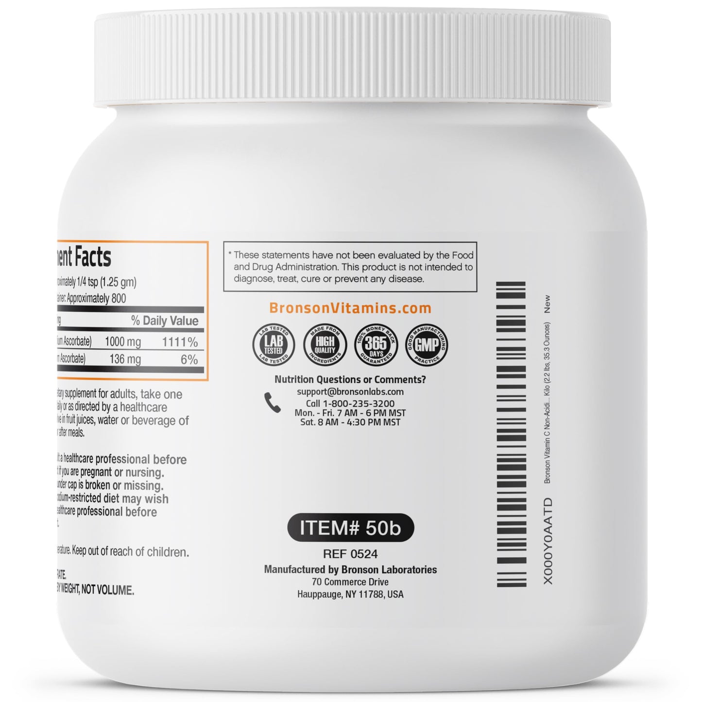 Bronson Vitamin C Powder 35.3 oz