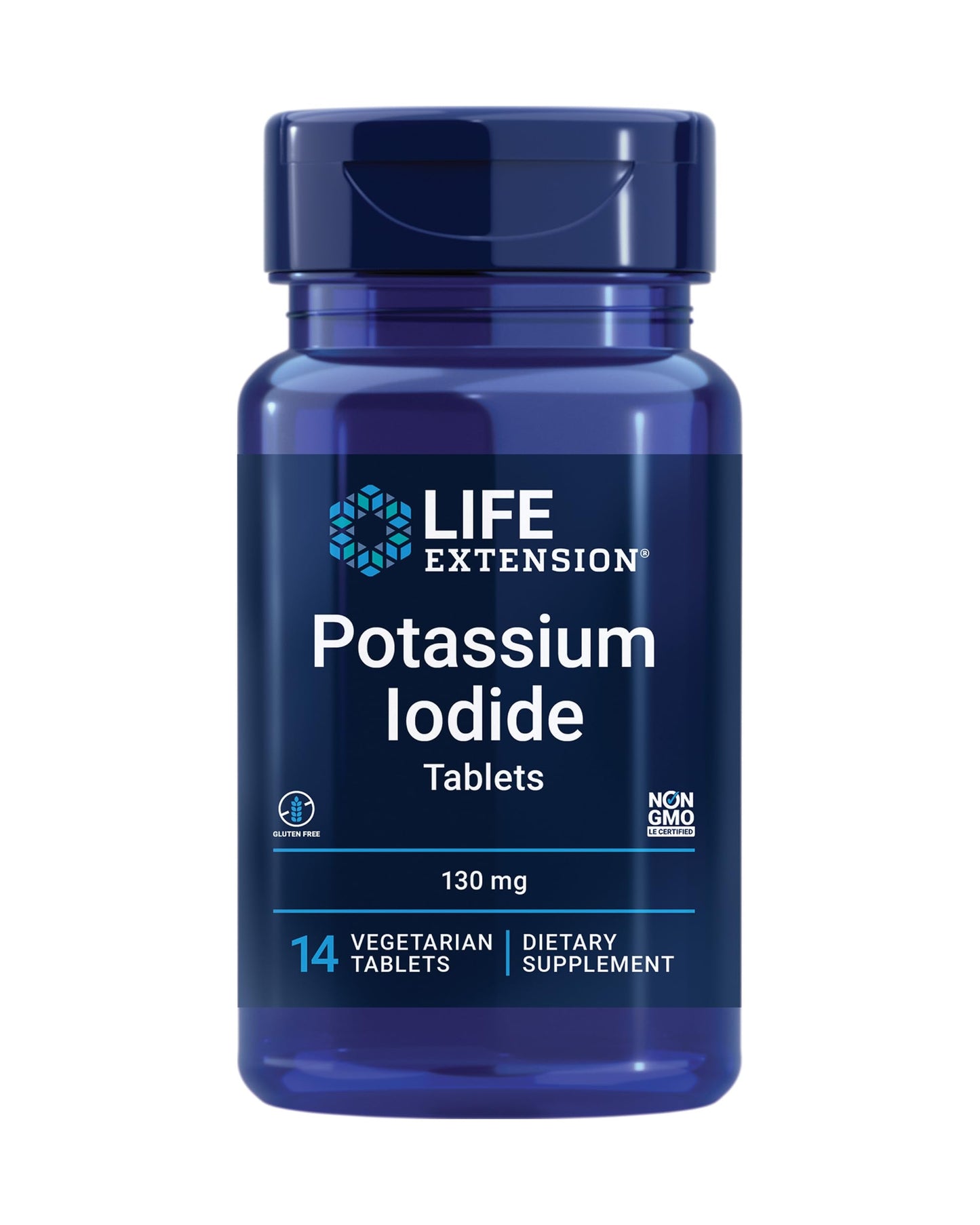 Life Extension Potassium Iodide 130mg Tablets 14