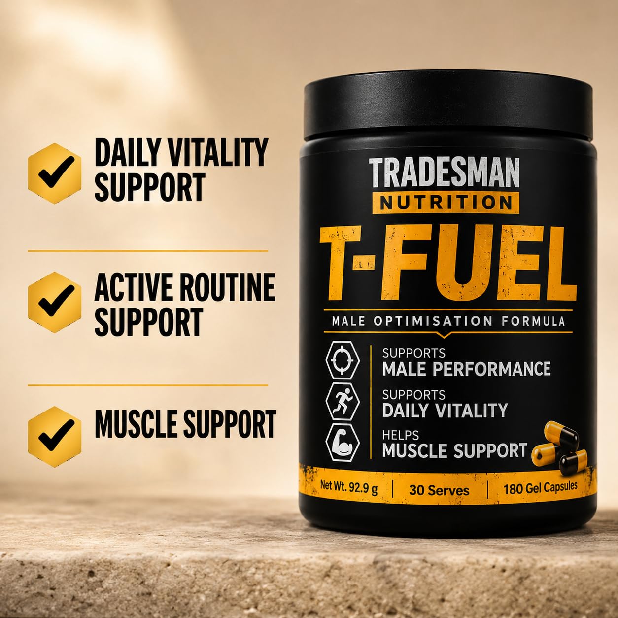 Tradesman Nutrition T-Fuel Capsule 1 Count