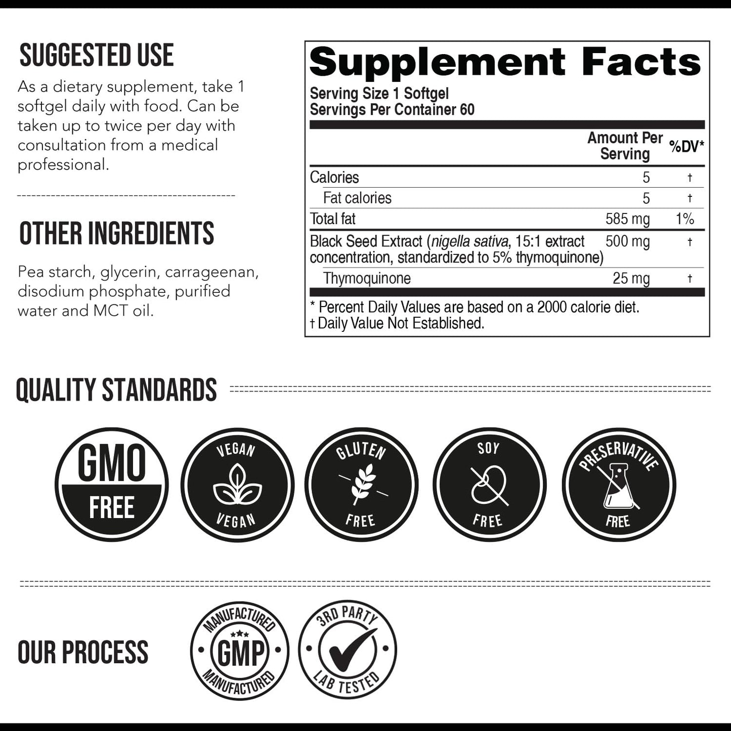 Triquetra Health Black Seed Oil Softgels 60 Count