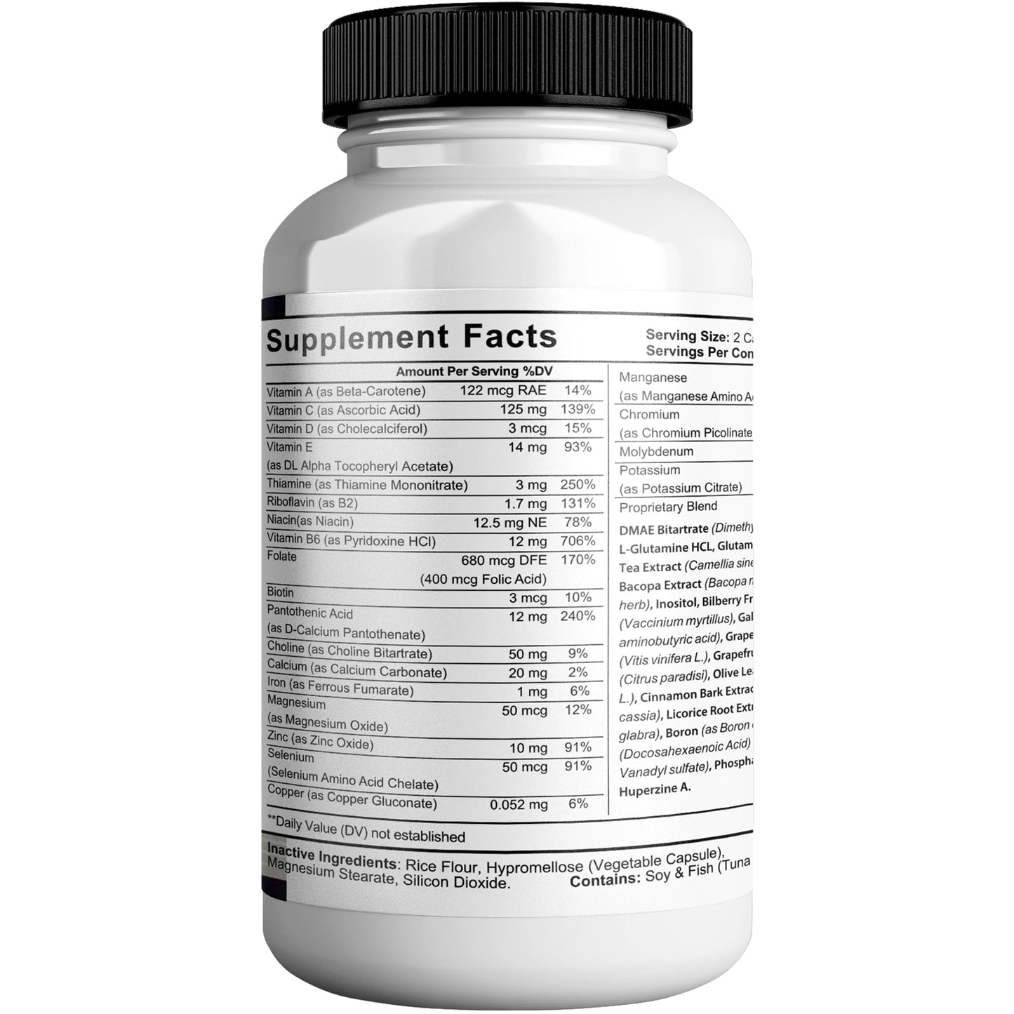 GREENVIFY NeuroTonix Brain Support Supplement Capsules 60 Count
