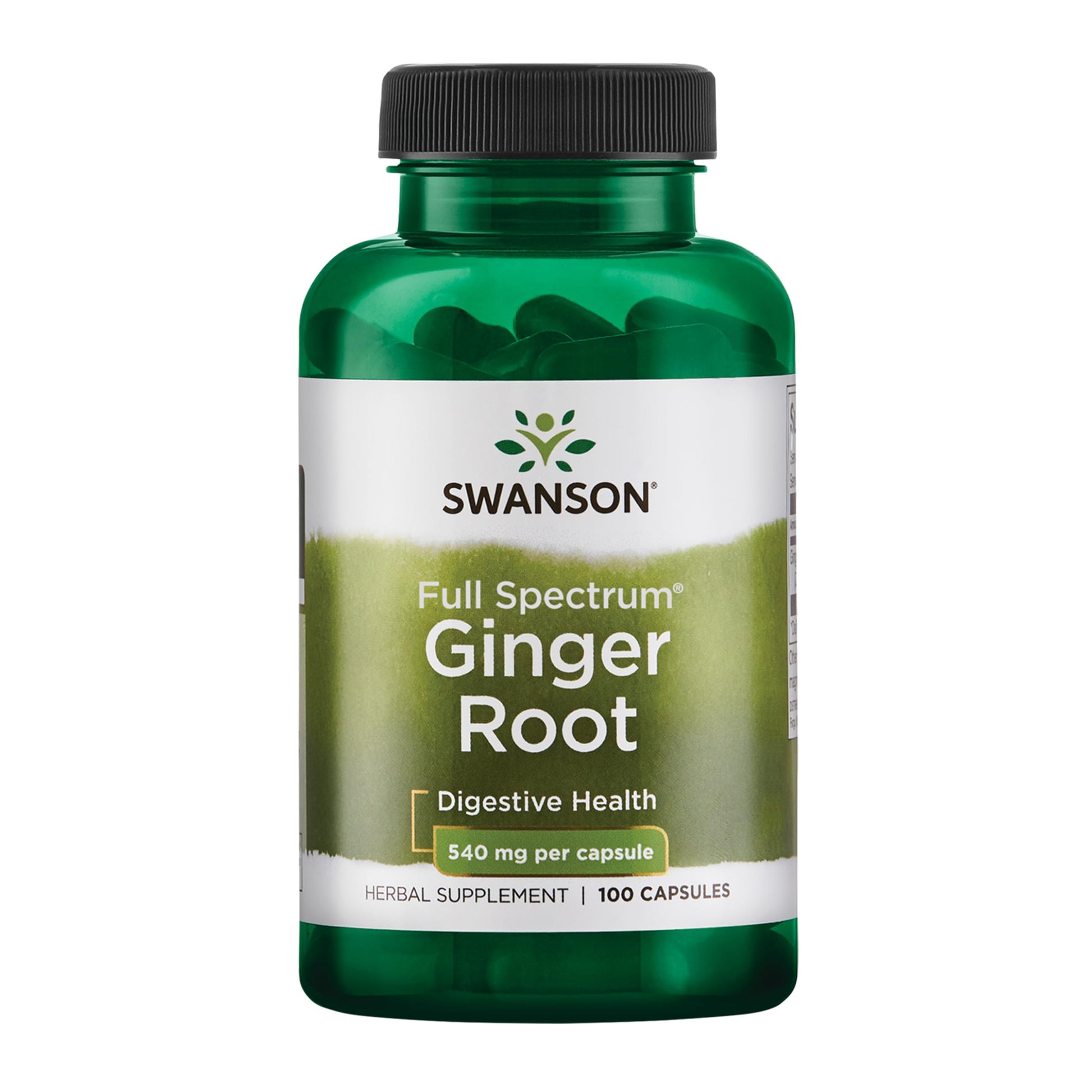 Swanson Premium Brand Ginger Root 540 Milligrams Capsules 100