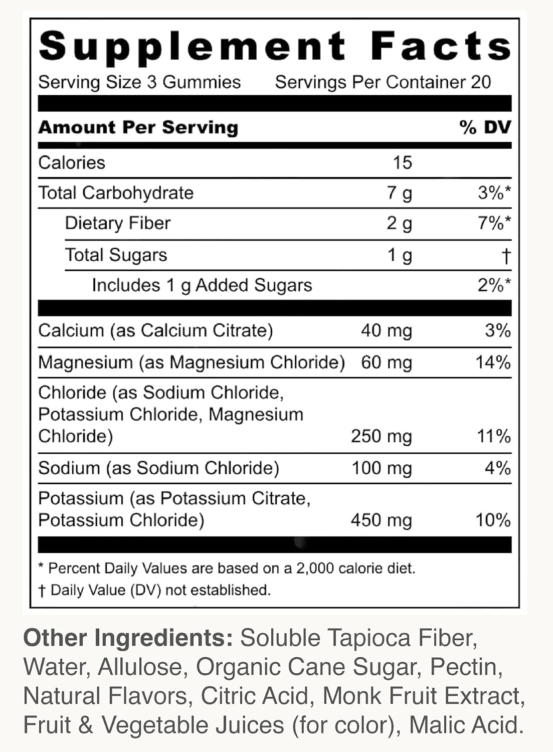 Solazo Hydration Gummies Gummy, 60 Count