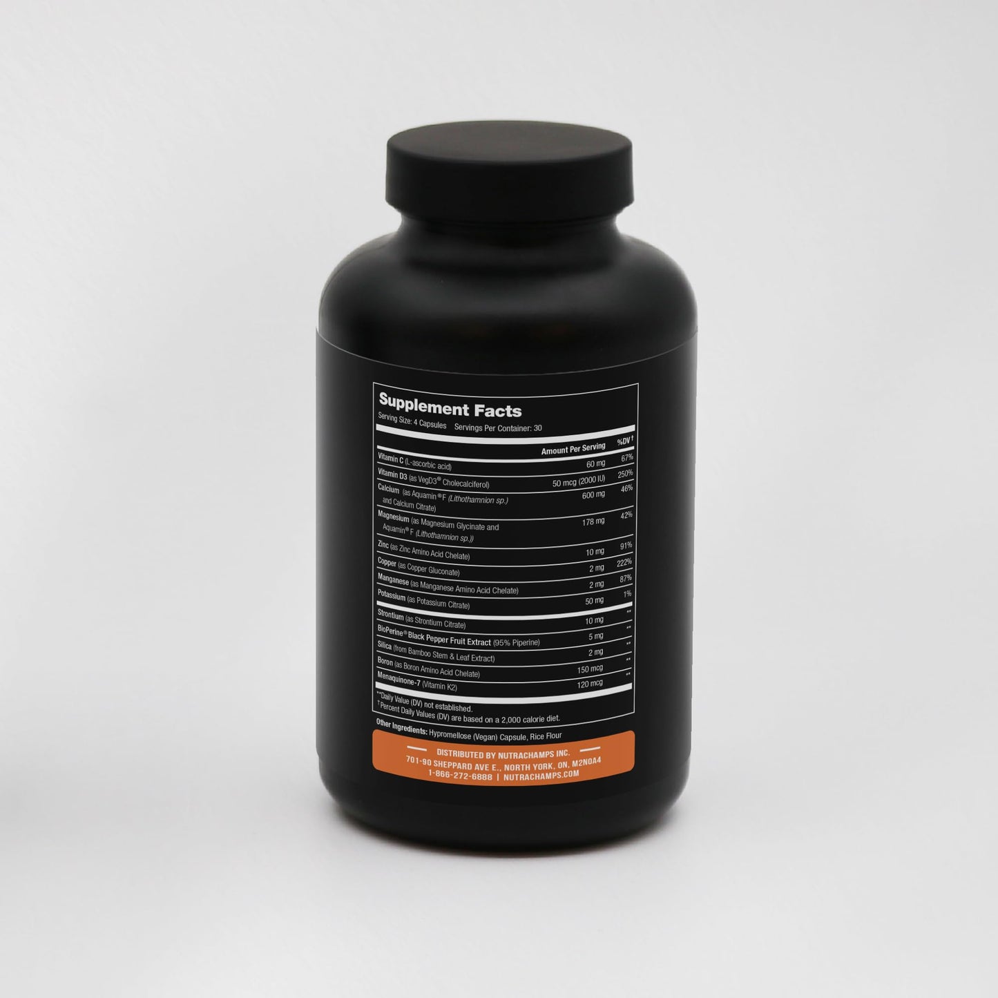 NutraChamps Calcium Supplement for Bone Strength 120 Capsules