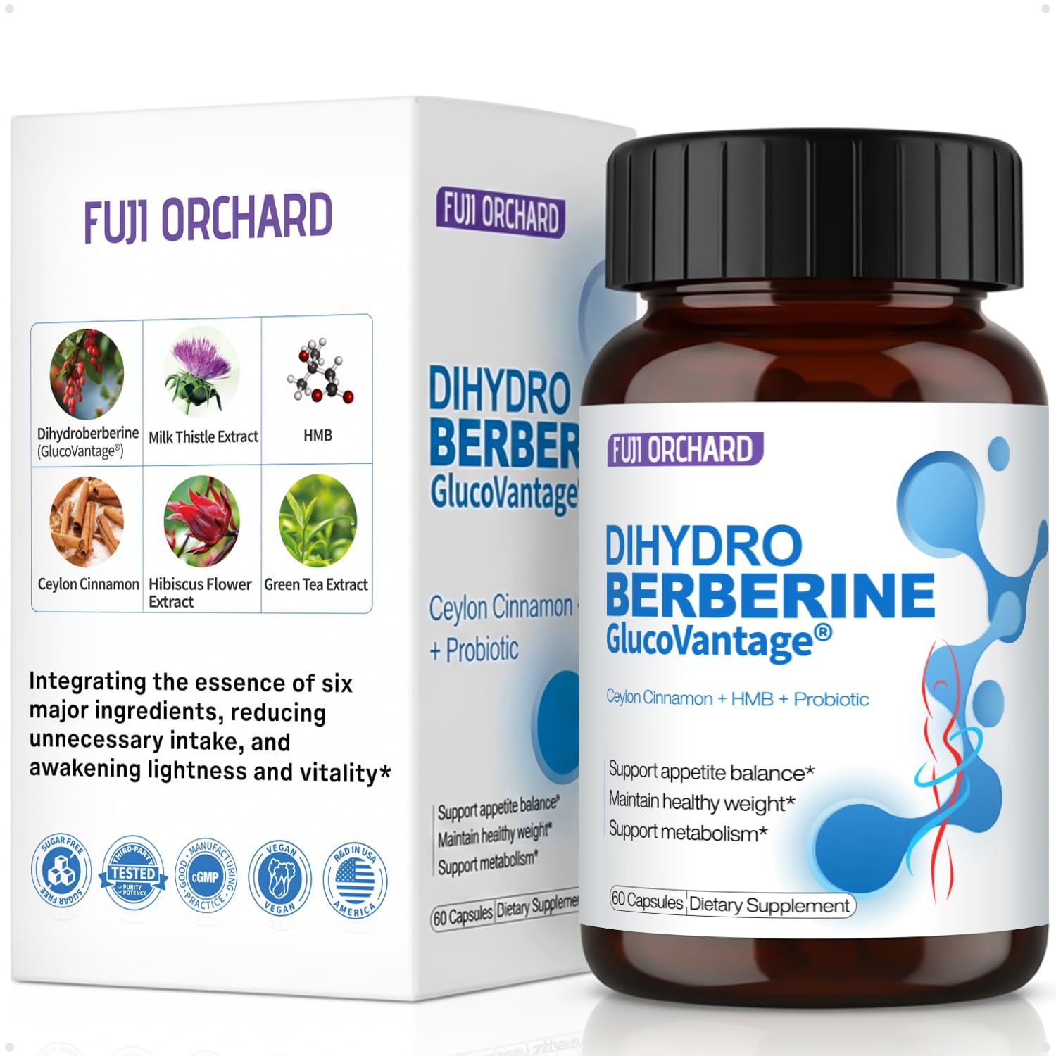 FUJI ORCHARD Dihydroberberine Supplement Capsule 59 Capsules