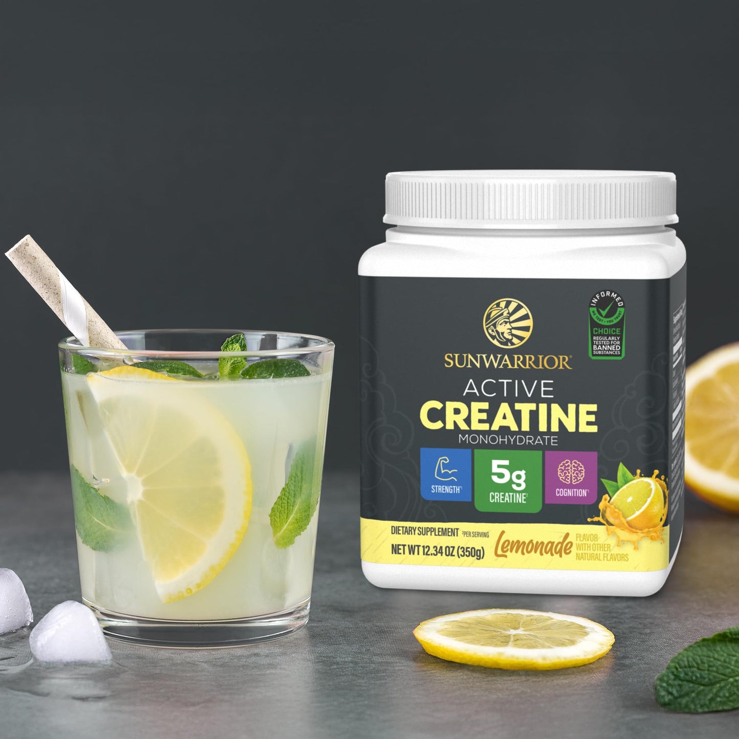 Sunwarrior Creatine Monohydrate Powder, 12.34