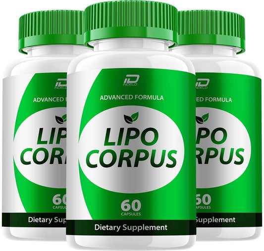Indelo Lipo Corpus Capsules – Lipo Corpus Advanced Formula, Maximum Strength, 180 Capsules